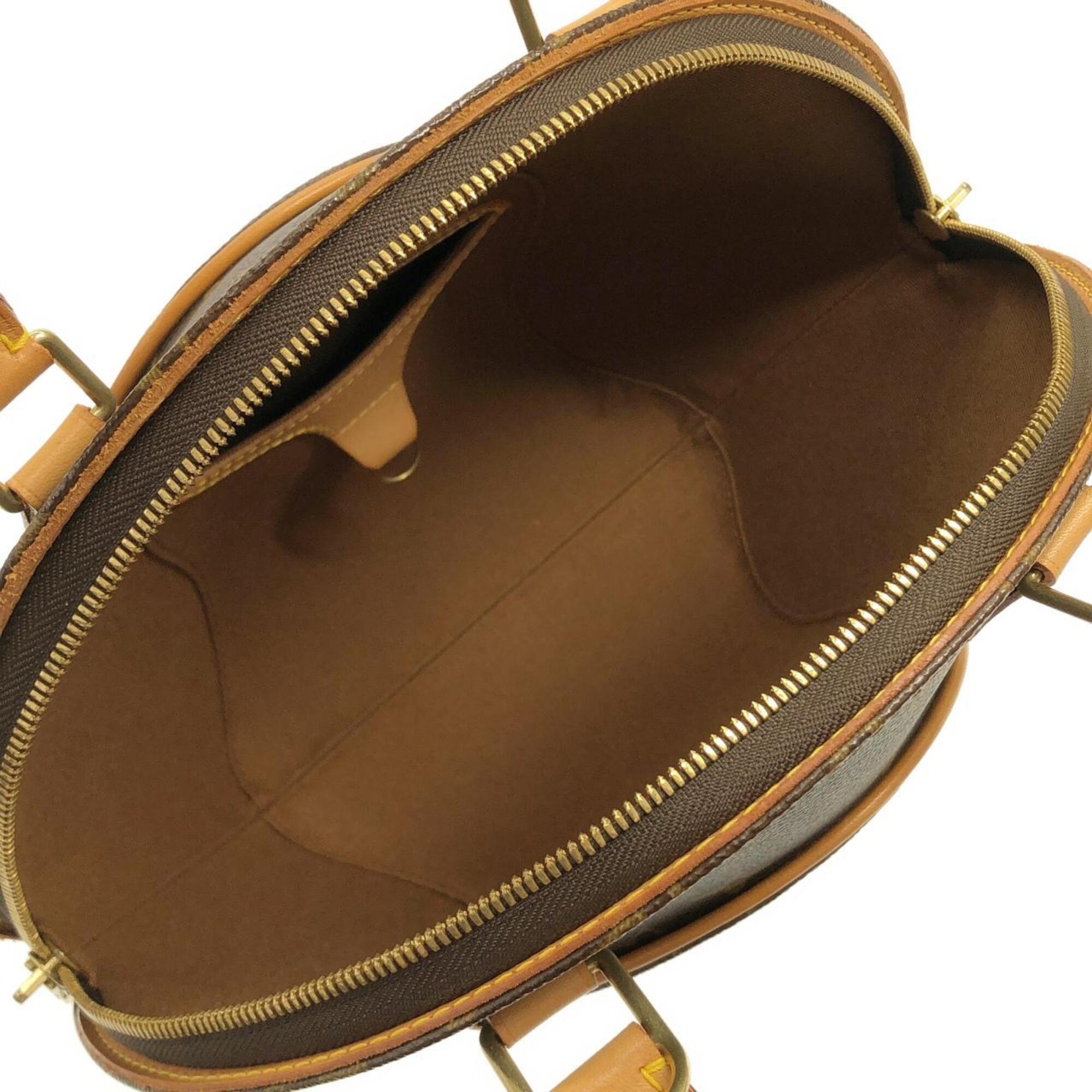 Louis Vuitton Monogram Marron Coated Canvas Handbag (Pre-Owned)