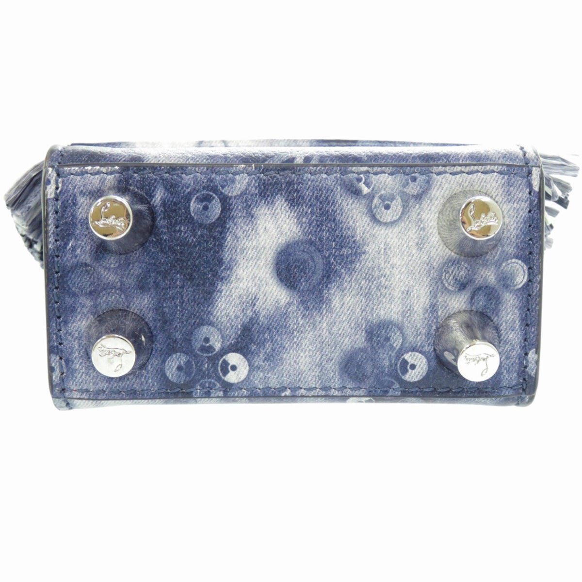 Christian Louboutin Navy Leather Shoulder Bag (Pre-Owned)