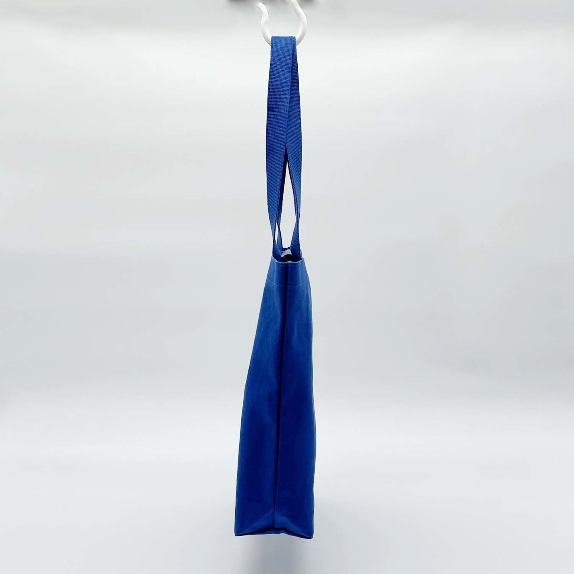 Longchamp Blue White Tote Bag (Pre-Owned)