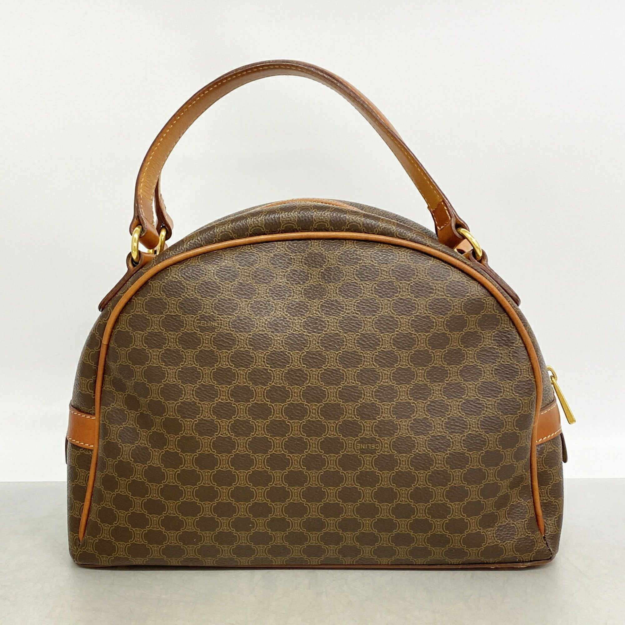 Celine Brown Pvc Handbag (Pre-Owned)