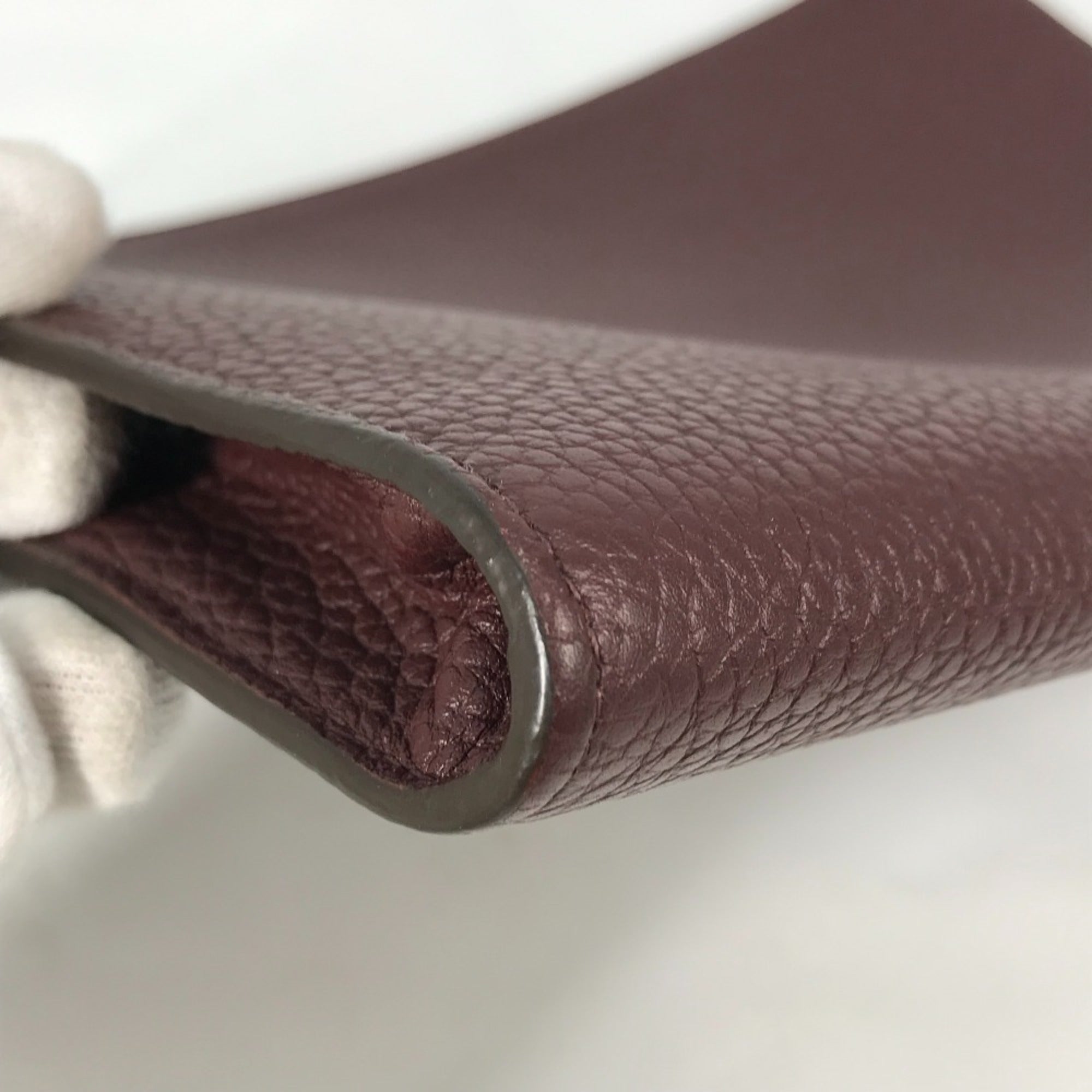 Louis Vuitton Brown Leather Clutch Bag Pochette (Pre-Owned)