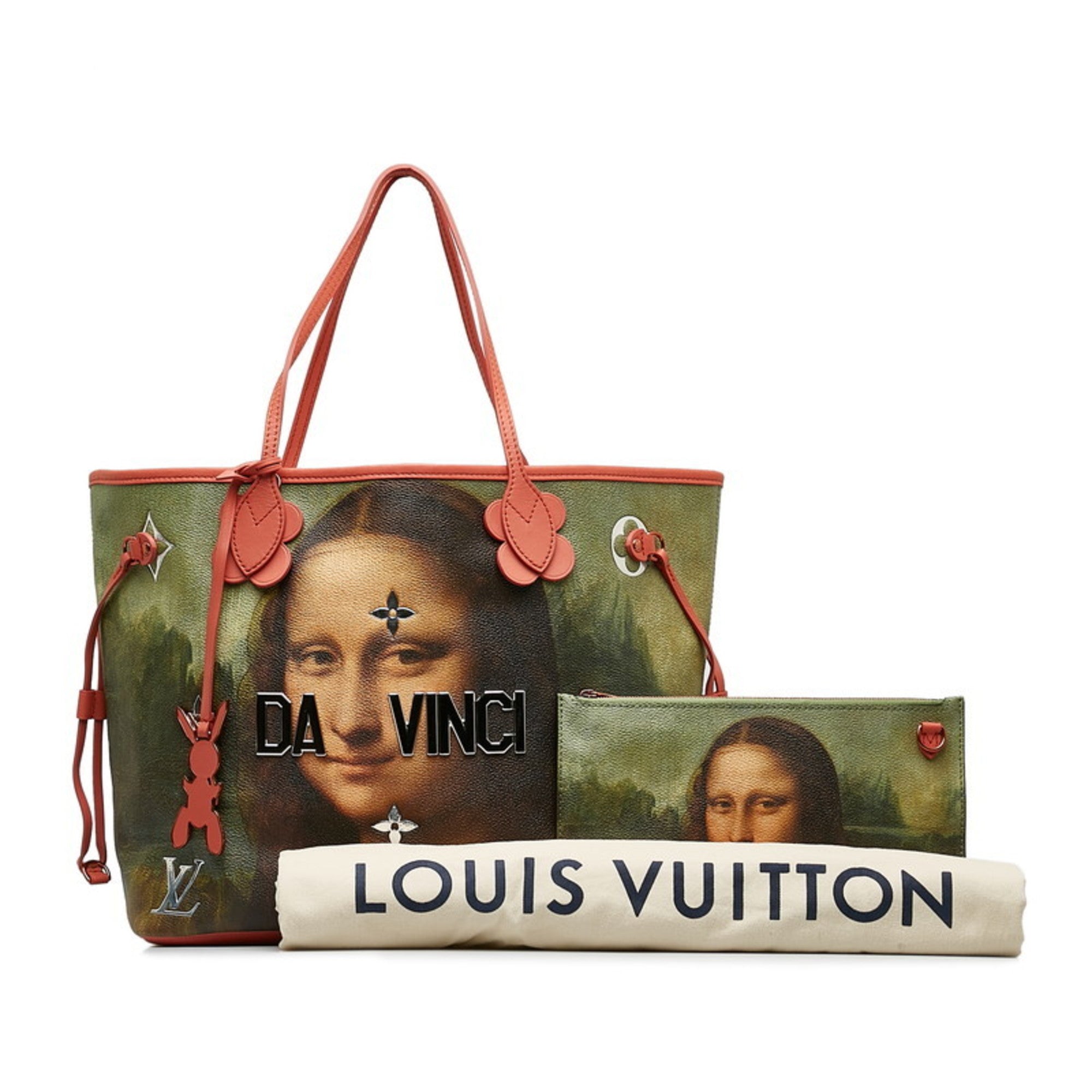 Louis Vuitton Masters Collection Multi-Color Pink Poppy Petal Pvc Leather Tote Bag (Pre-Owned)