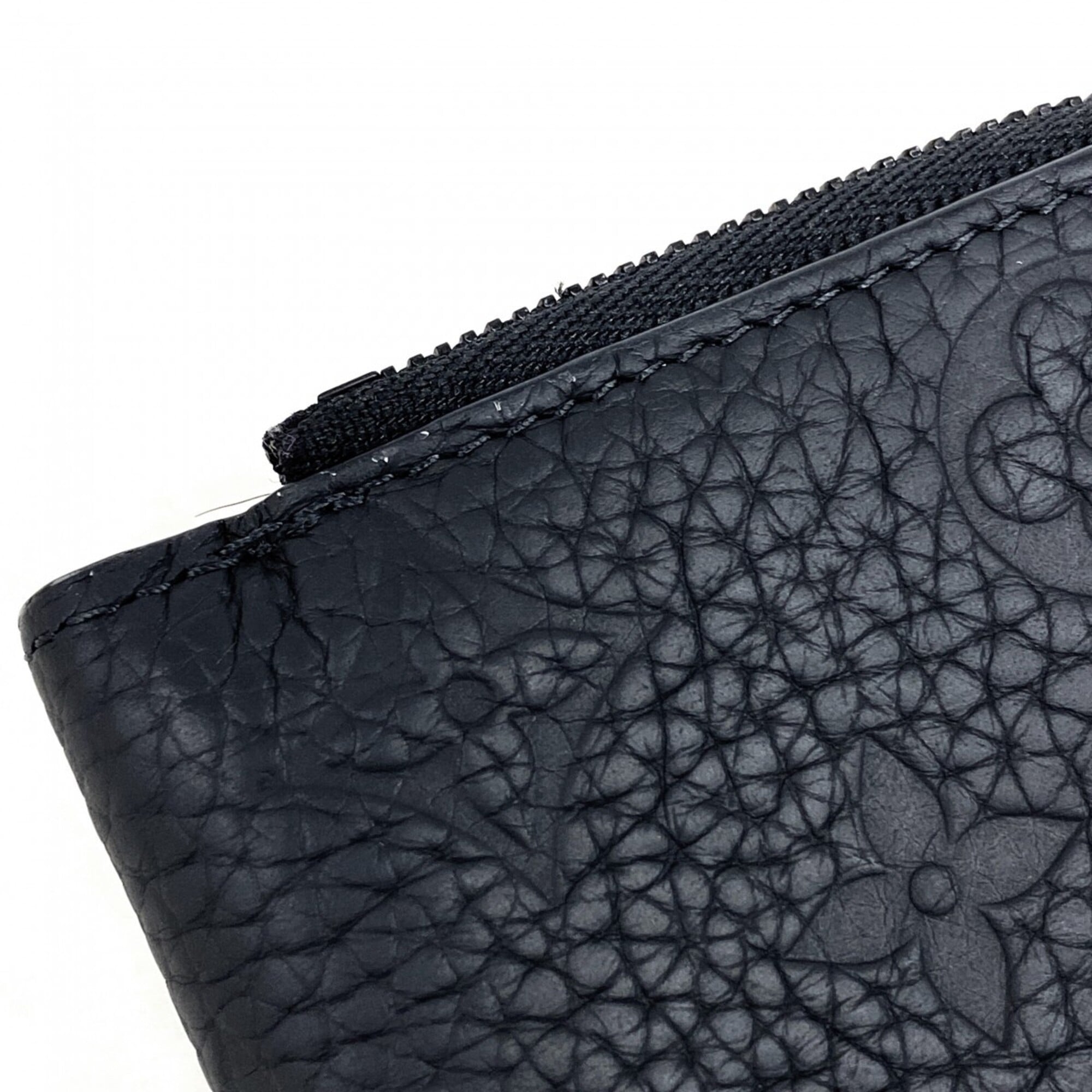 Louis Vuitton Noir Wallet (Tri-Fold) (Pre-Owned)