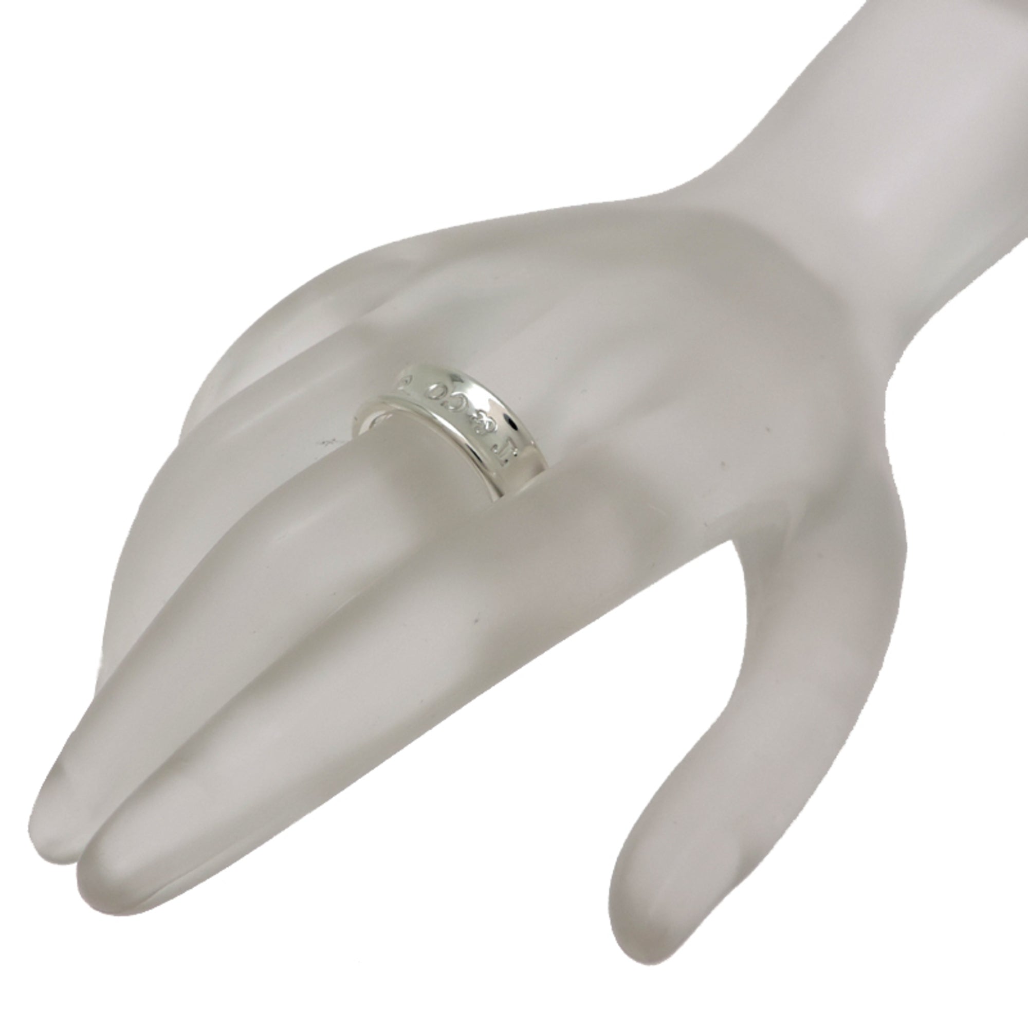 Tiffany Silver 925 Band Ring (Pre-Owned)