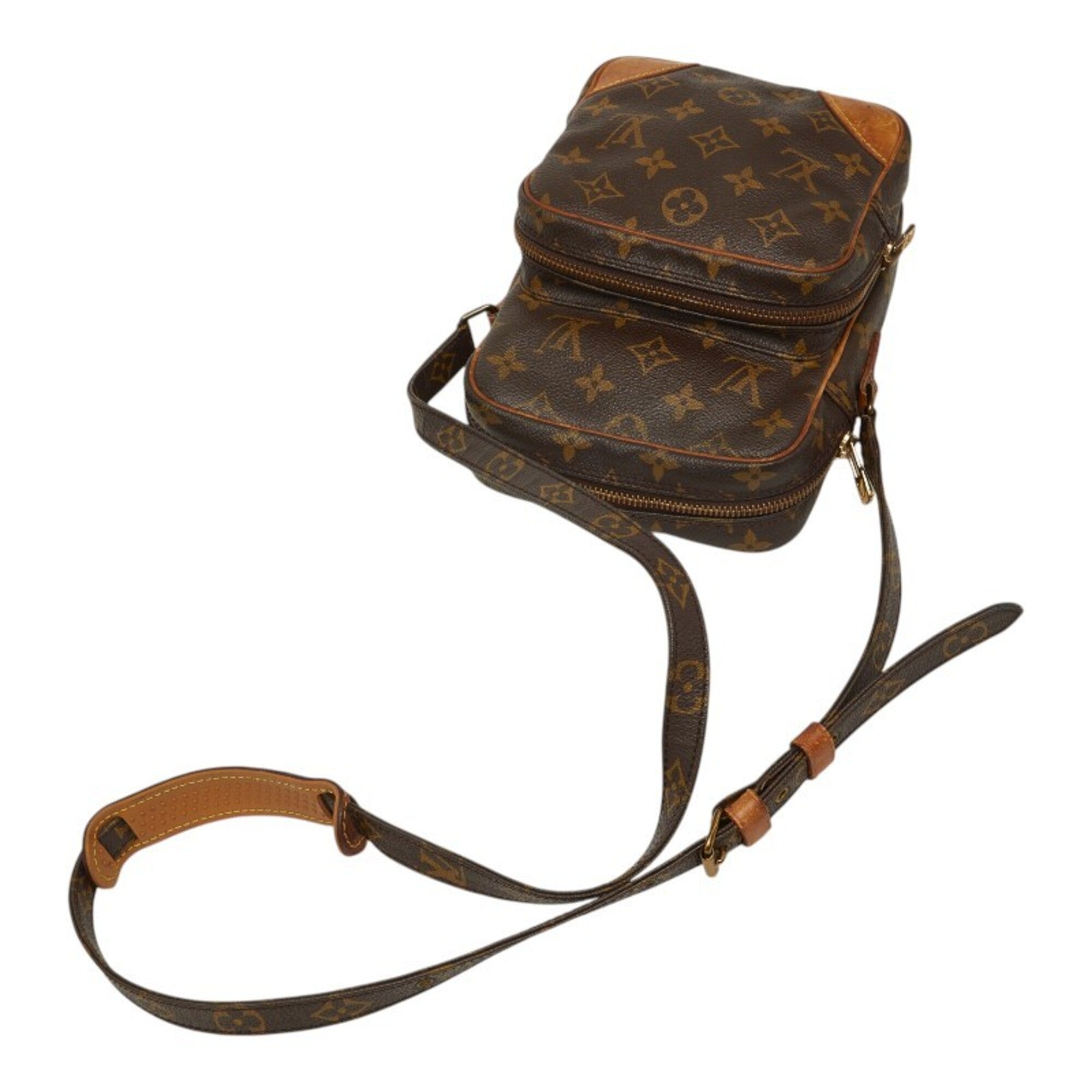 Louis Vuitton Brown Pvc Leather Shoulder Bag (Pre-Owned)