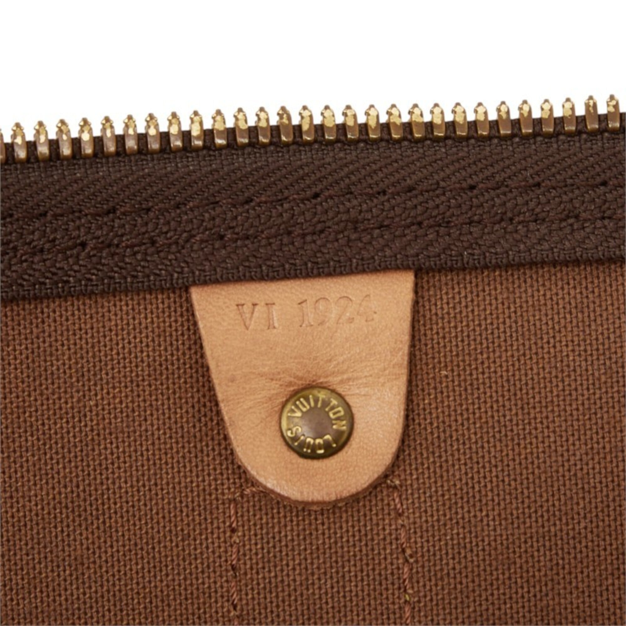 Louis Vuitton Monogram Brown Pvc Leather Boston Bag Shoulder Bag (Pre-Owned)