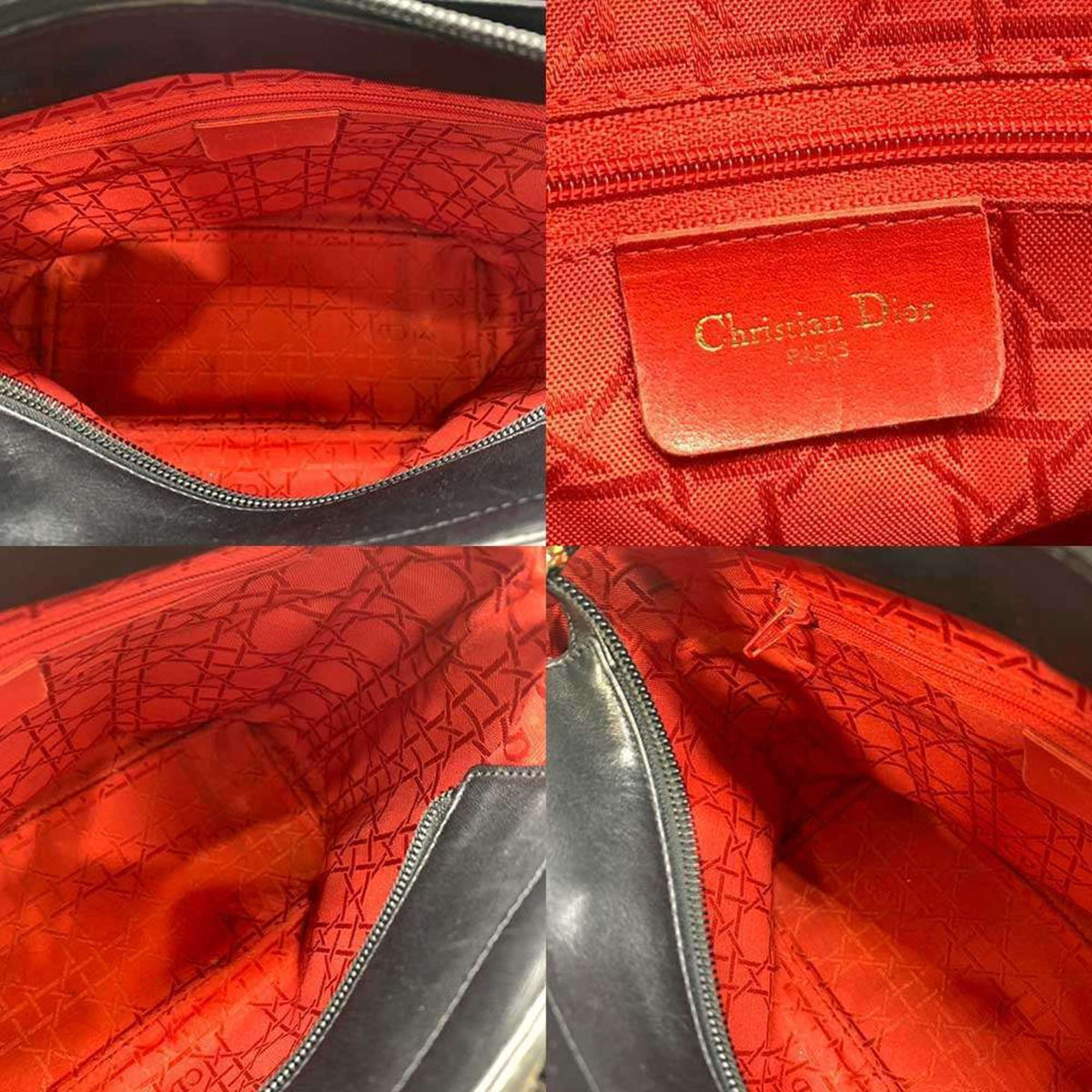 Christian Dior Black Leather Handbag (Pre-Owned)