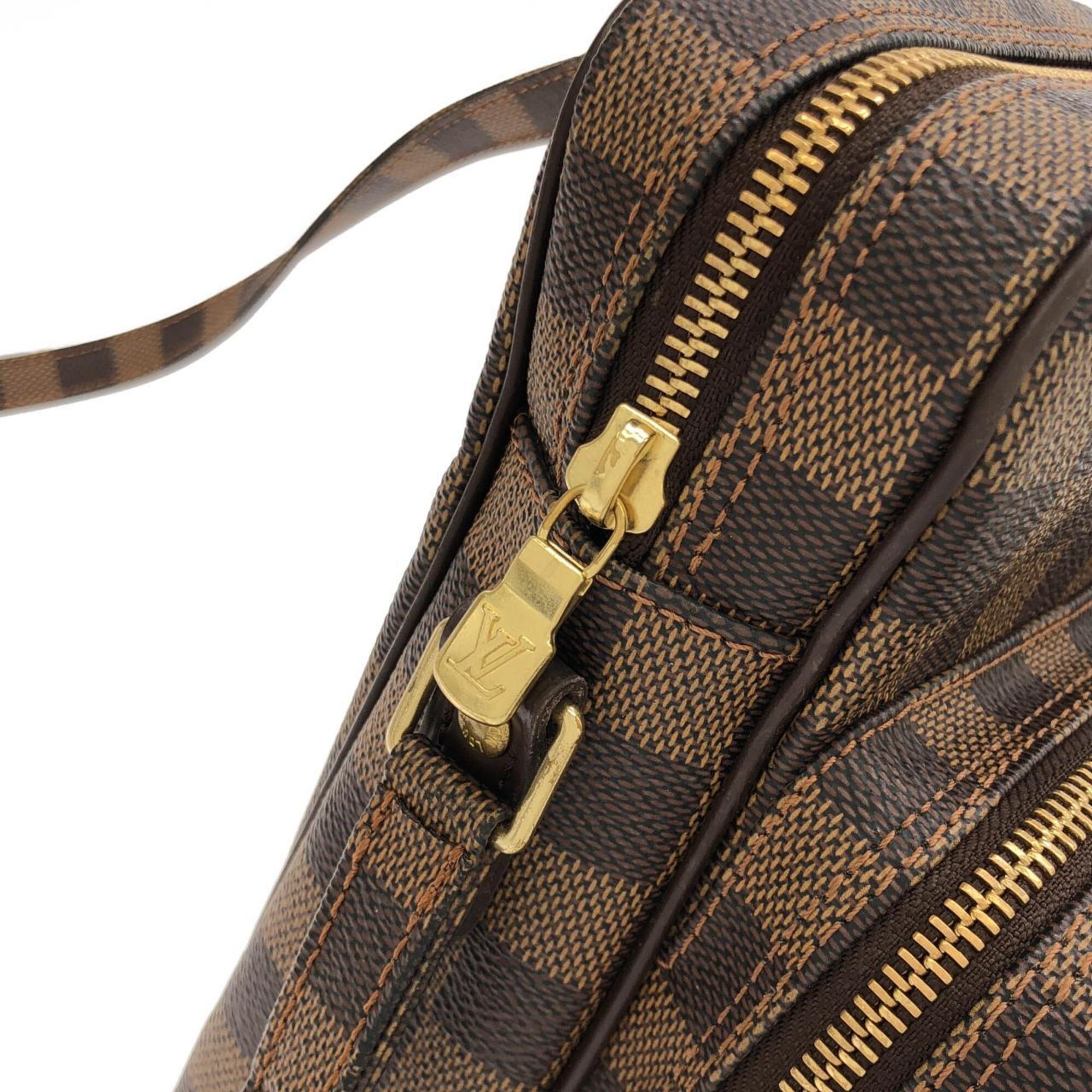 Louis Vuitton Brown Coated Canvas Shoulder Bag (Pre-Owned)