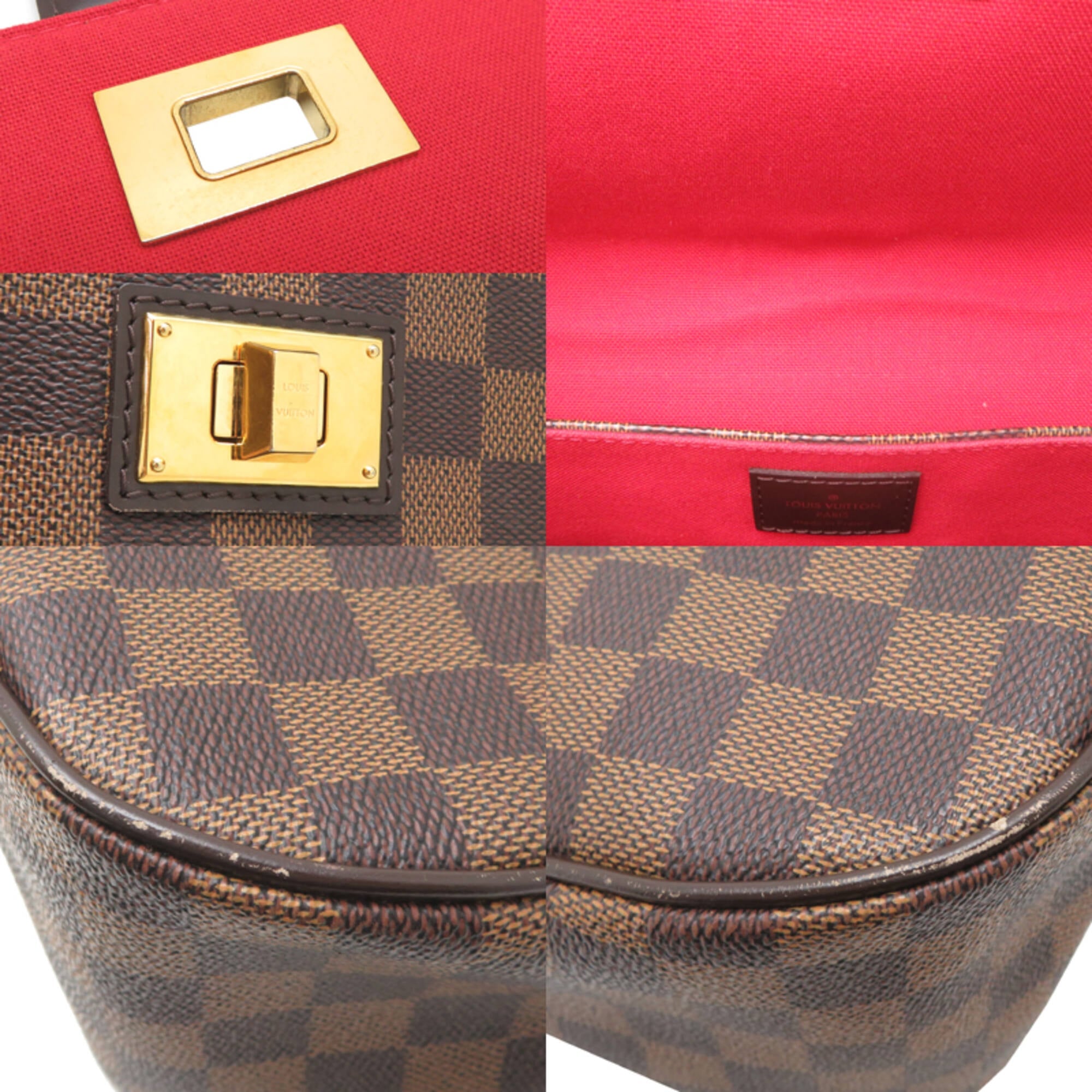 Louis Vuitton Brown Damier Canvas Shoulder Bag (Pre-Owned)