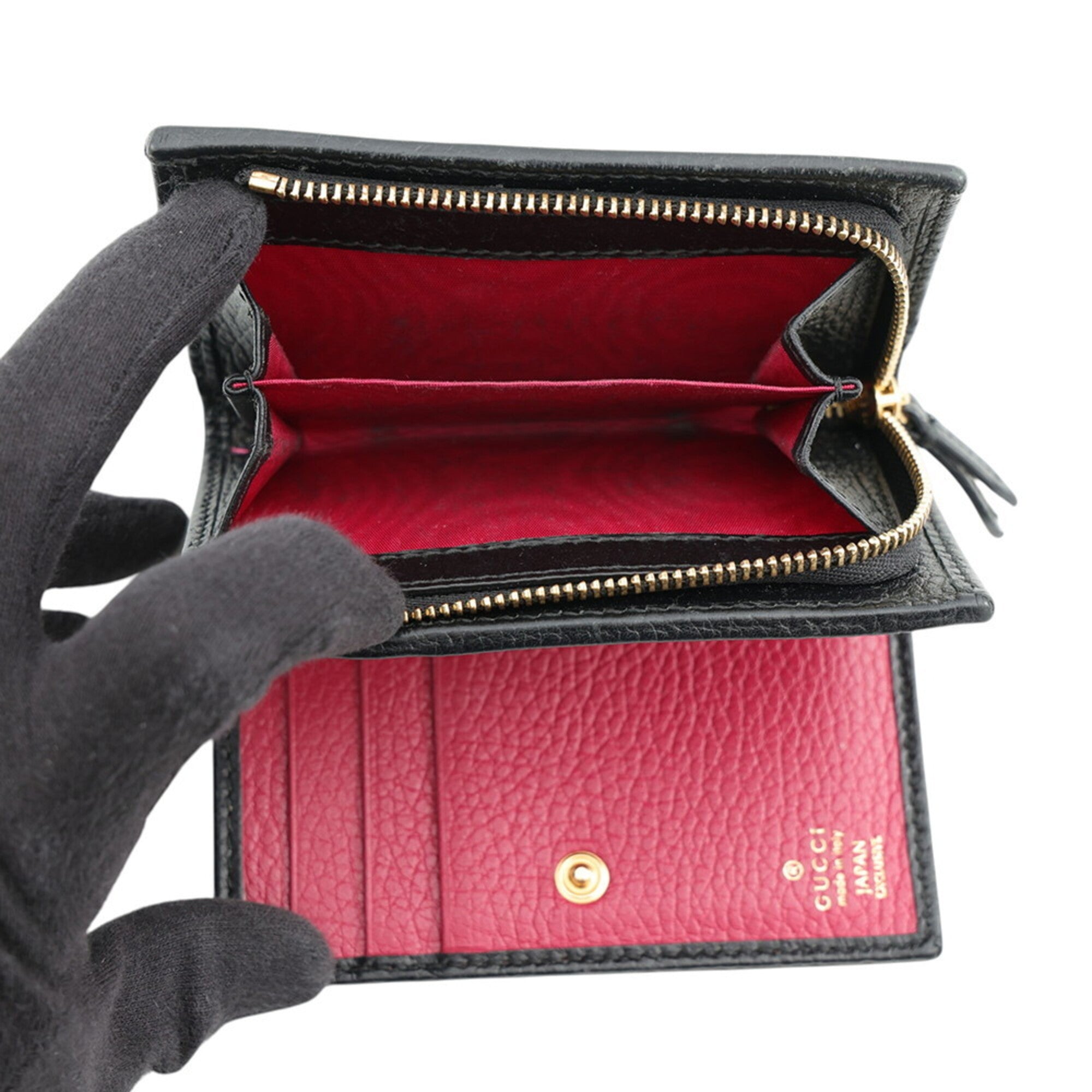 Gucci Black Leather Wallet (Bi-Fold) (Pre-Owned)