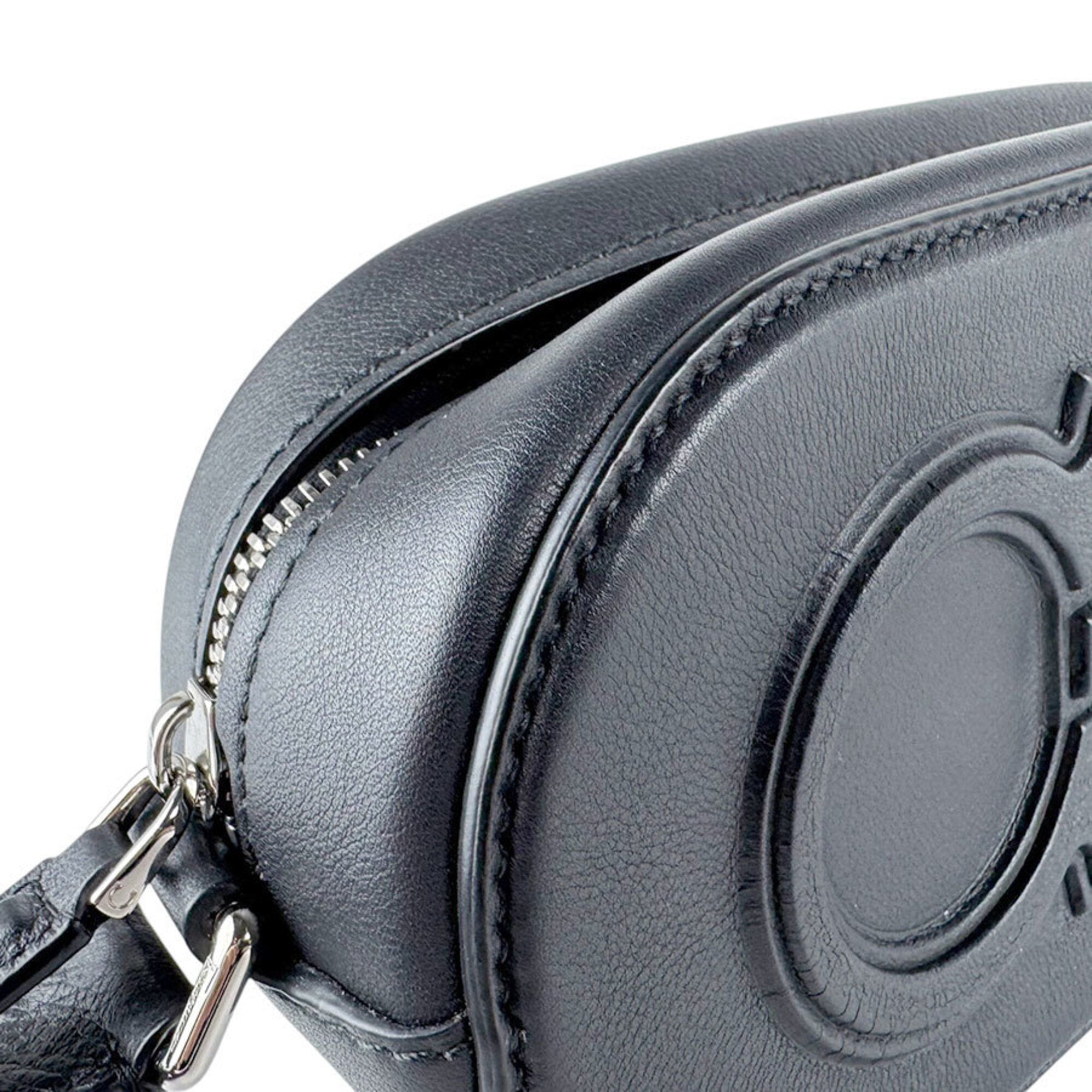Salvatore Ferragamo Black Leather Handbag (Pre-Owned)