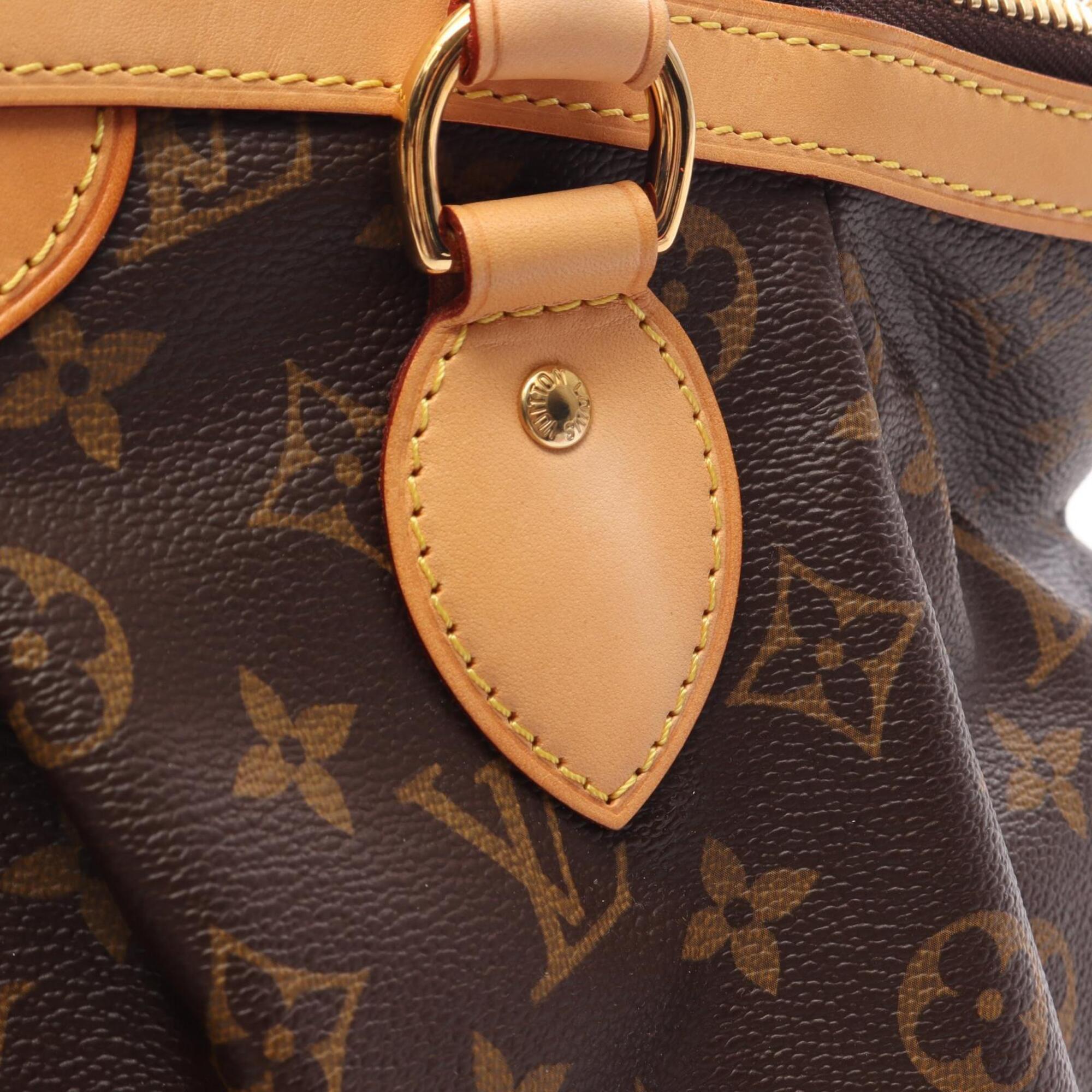 Louis Vuitton Brown Pvc Leather Handbag (Pre-Owned)