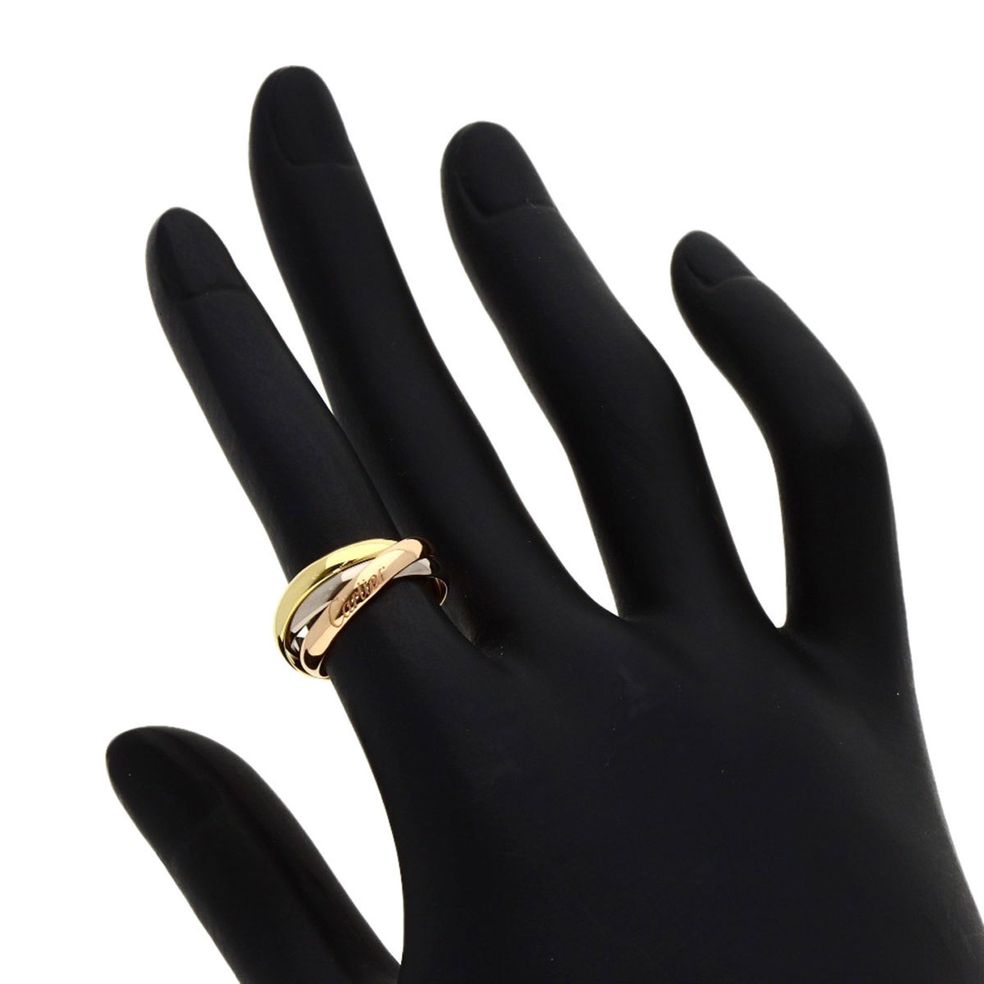 Cartier Trinity Yellow Gold (18K) Pink Gold (18K) White Gold (18K) Band Ring (Pre-Owned)