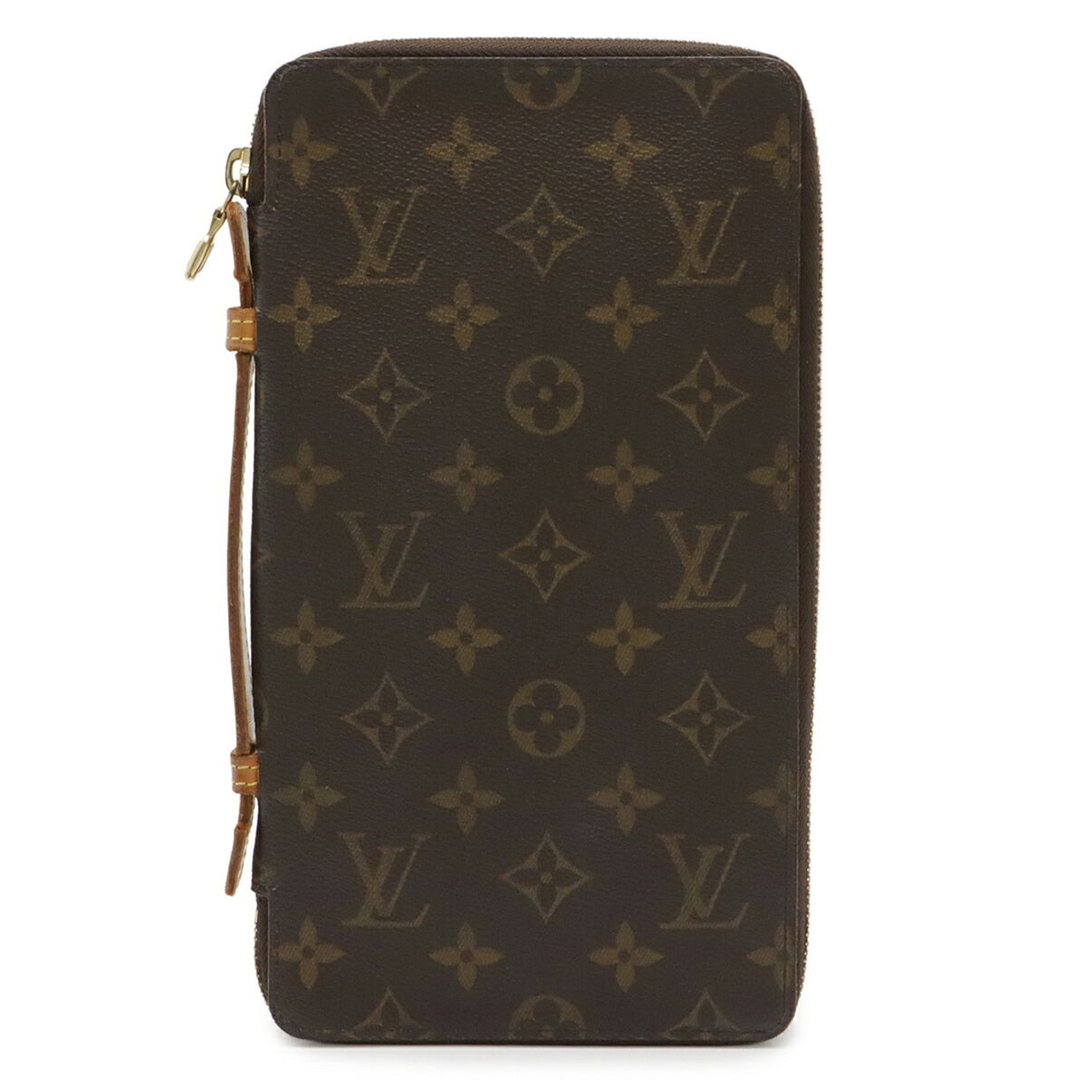 Louis Vuitton Brown Monogram White Monogram Clutch Bag (Pre-Owned)