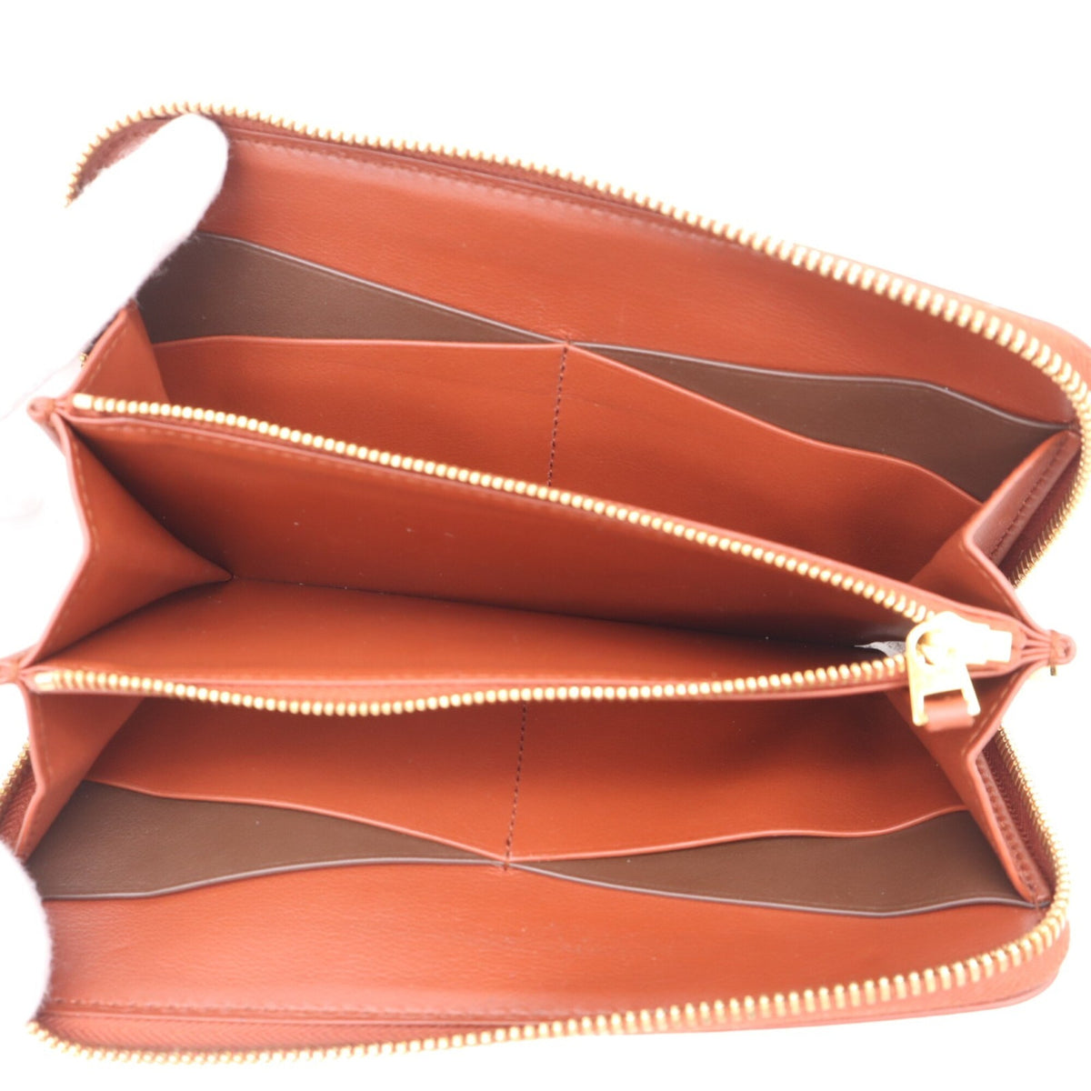 Bottega Veneta Brown Leather Long Wallet (Bi-Fold) (Pre-Owned)