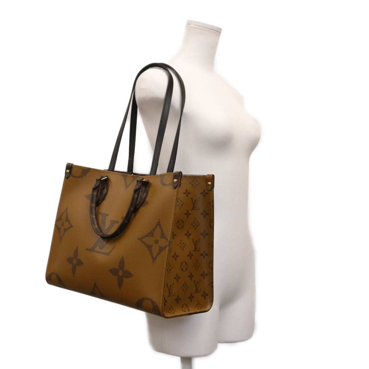 Louis Vuitton Brown Monogram Reverse Shoulder Bag (Pre-Owned)