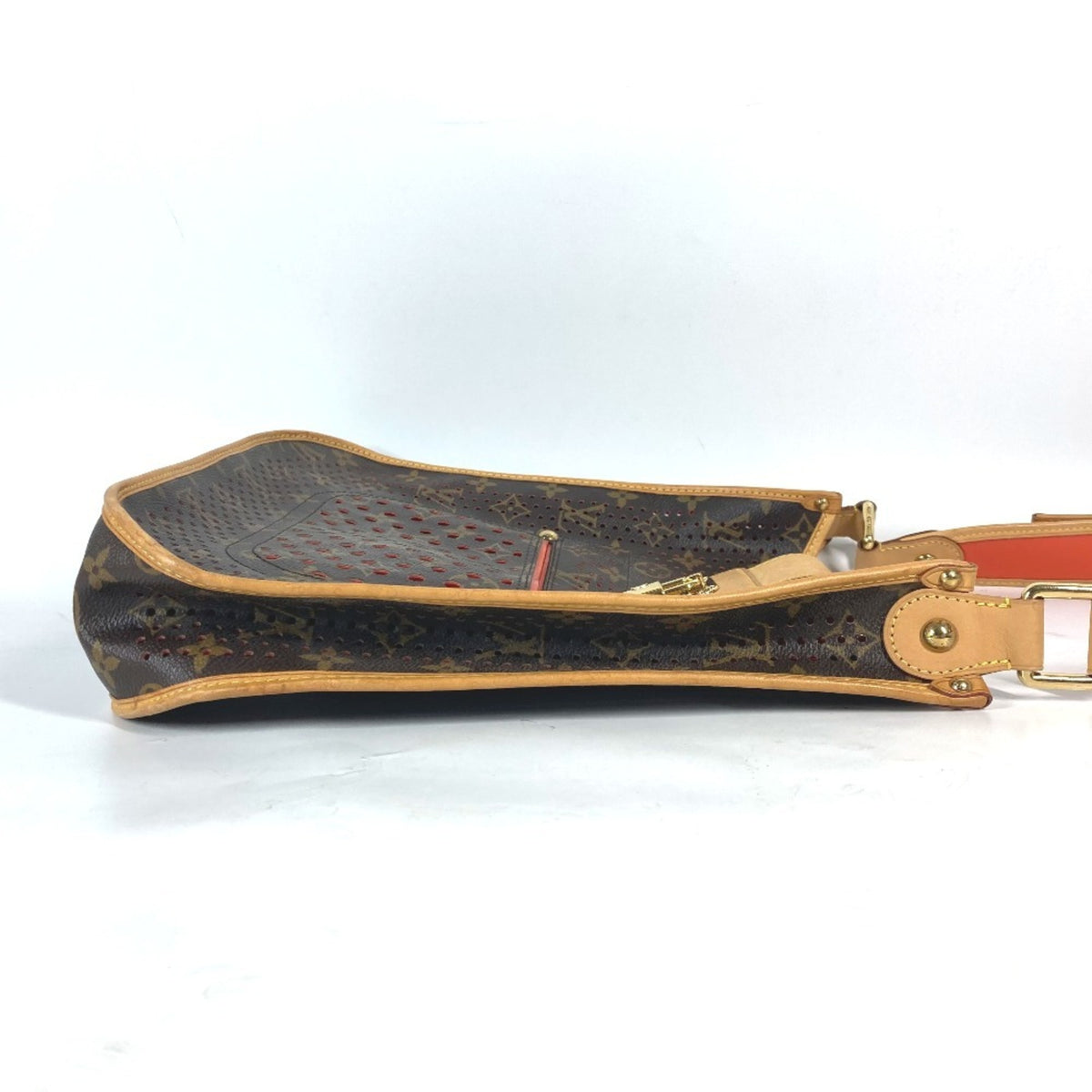 Louis Vuitton Brown Orange Monogram Shoulder Bag (Pre-Owned)