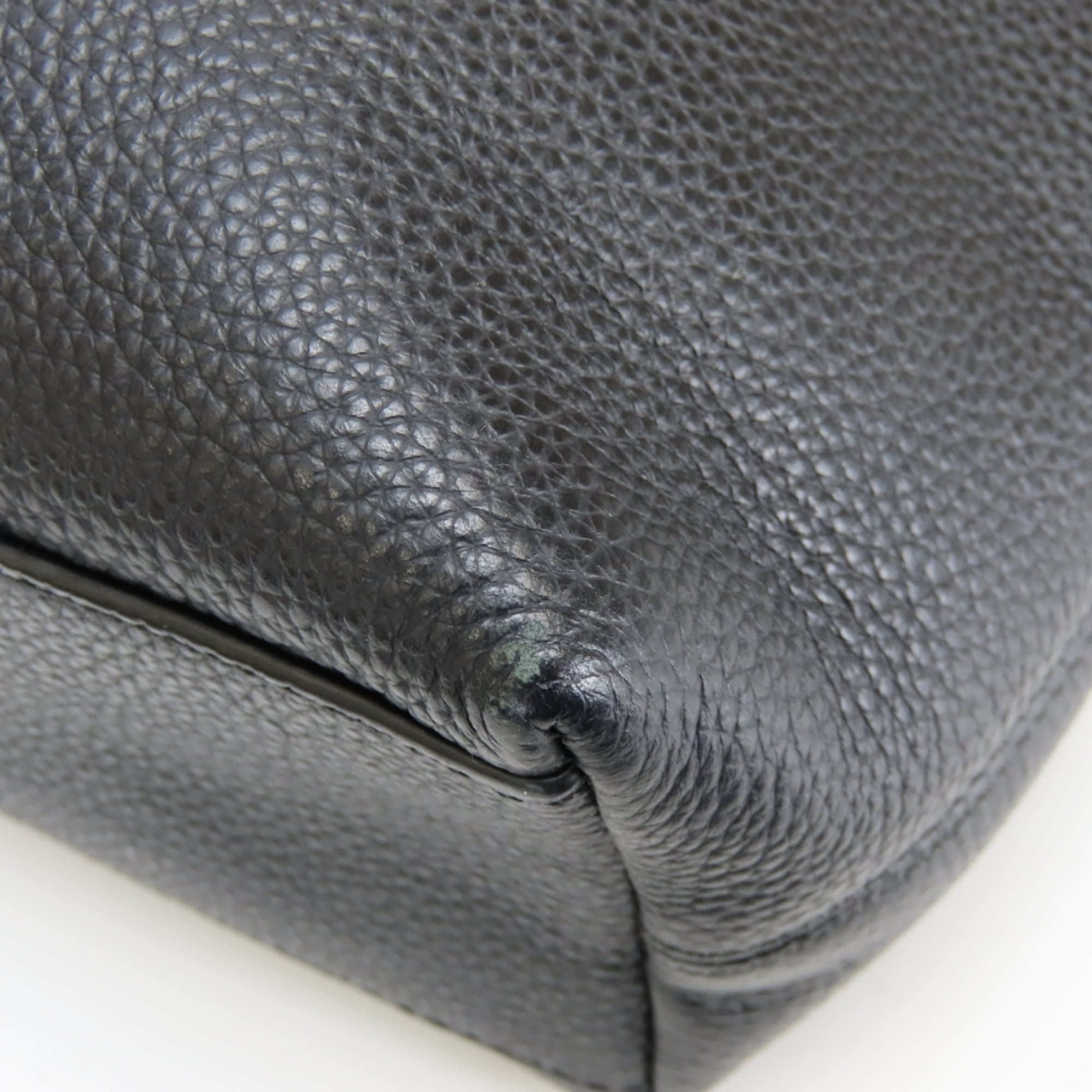 Coach Black Leather Briefcase Tote Bag (Pre-Owned)