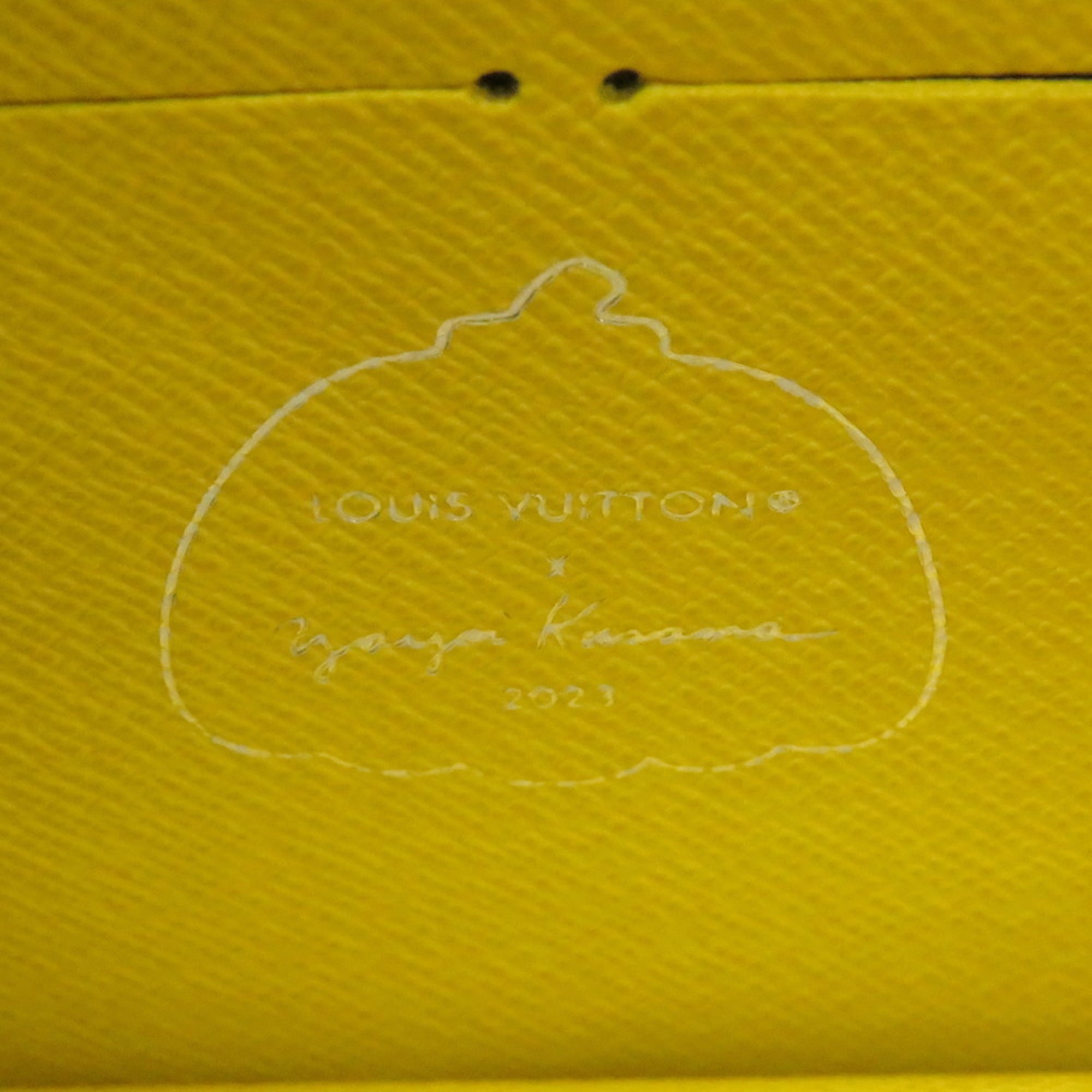 Louis Vuitton Noir Yellow Epi Leather Chain/Shoulder Wallet (Pre-Owned)