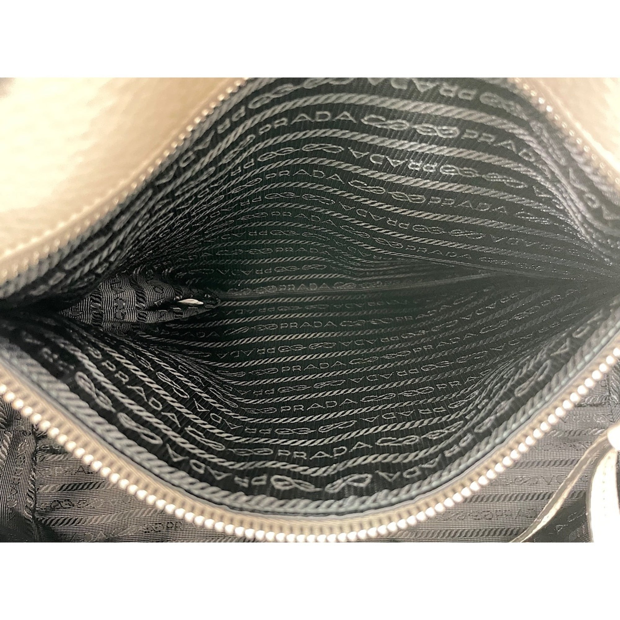 Prada Gray Handbag (Pre-Owned)
