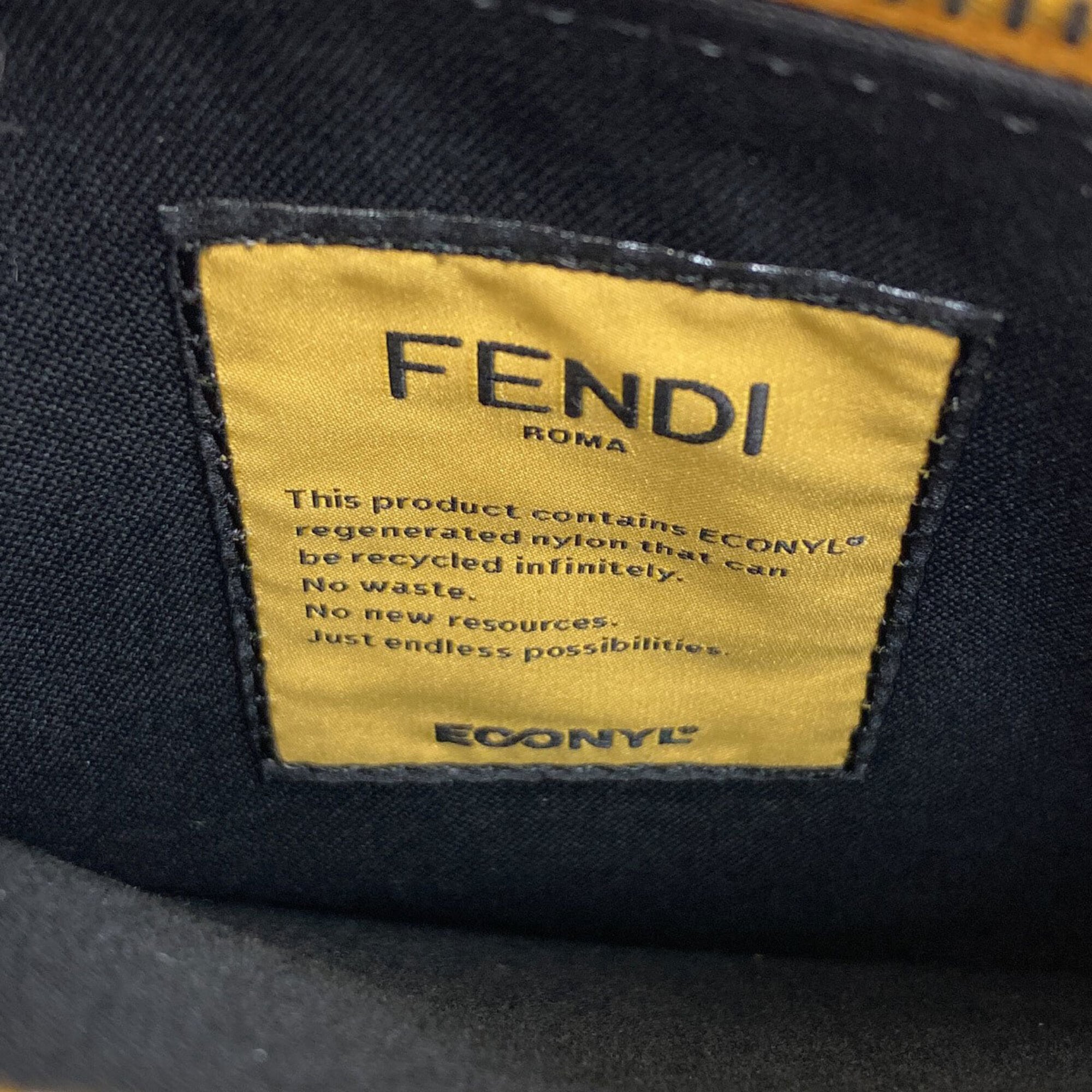Fendi Khaki Nylon Handbag (Pre-Owned)