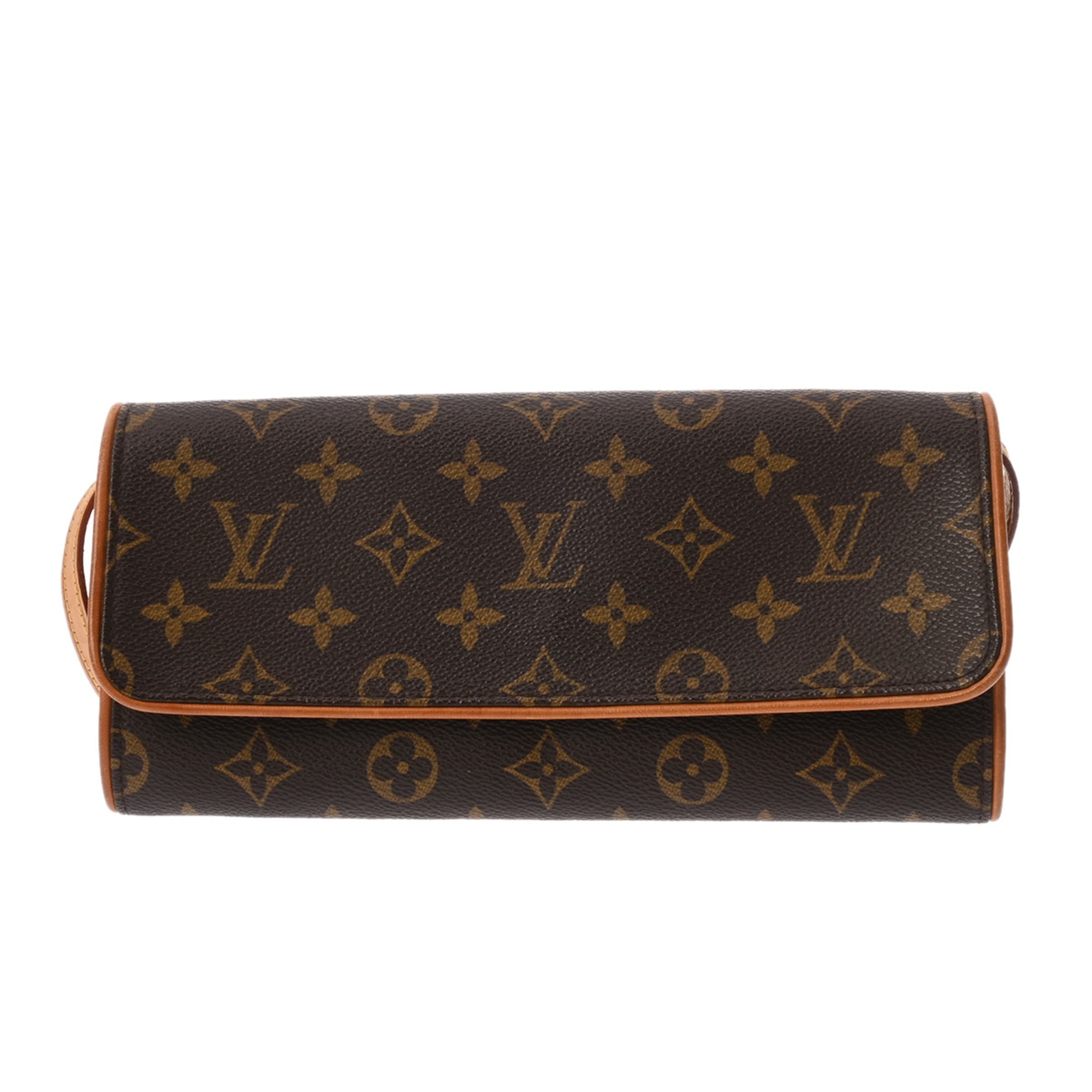Louis Vuitton Monogram Brown Monogram Pochette Shoulder Bag (Pre-Owned)