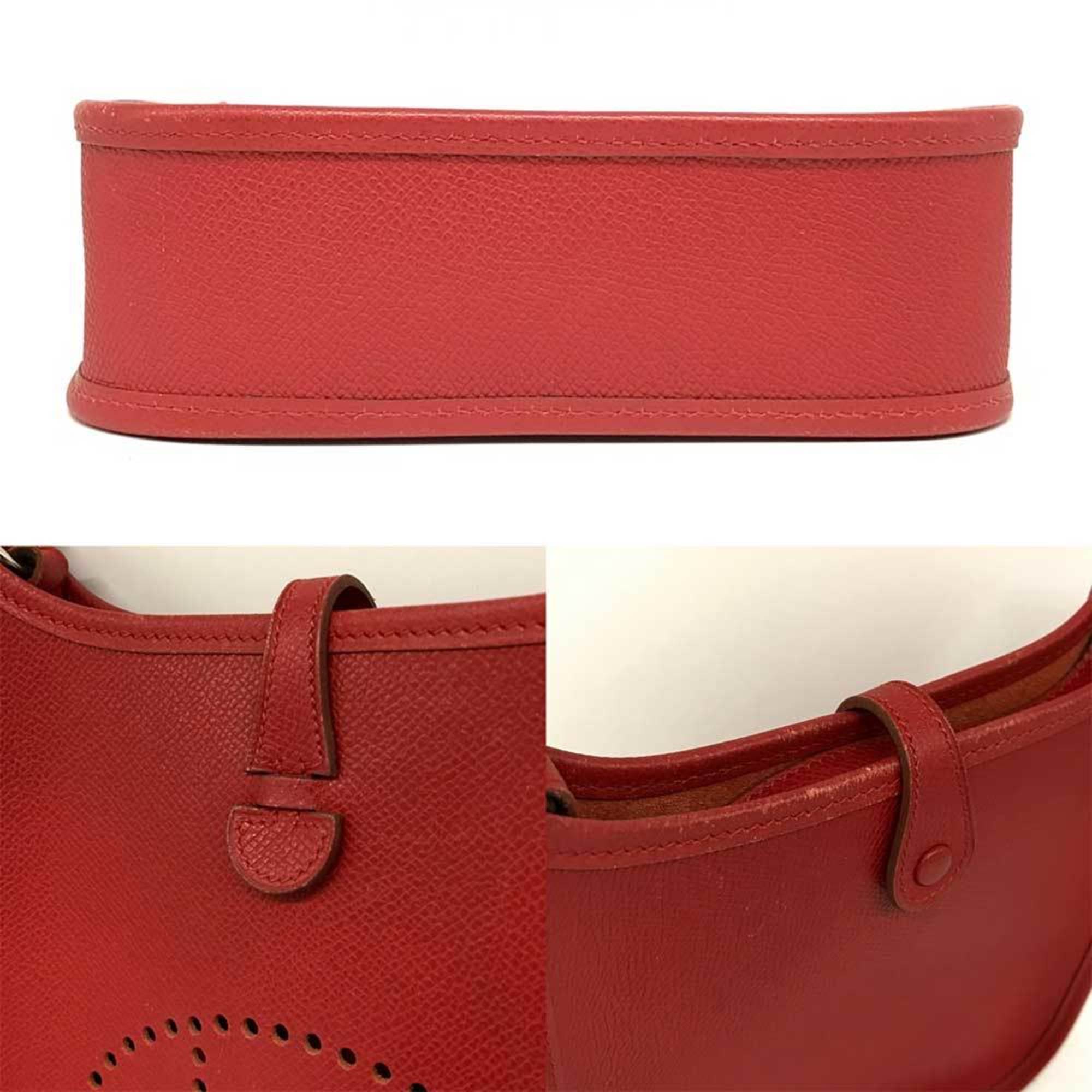 Hermes Red Color Pochette Shoulder Bag (Pre-Owned)