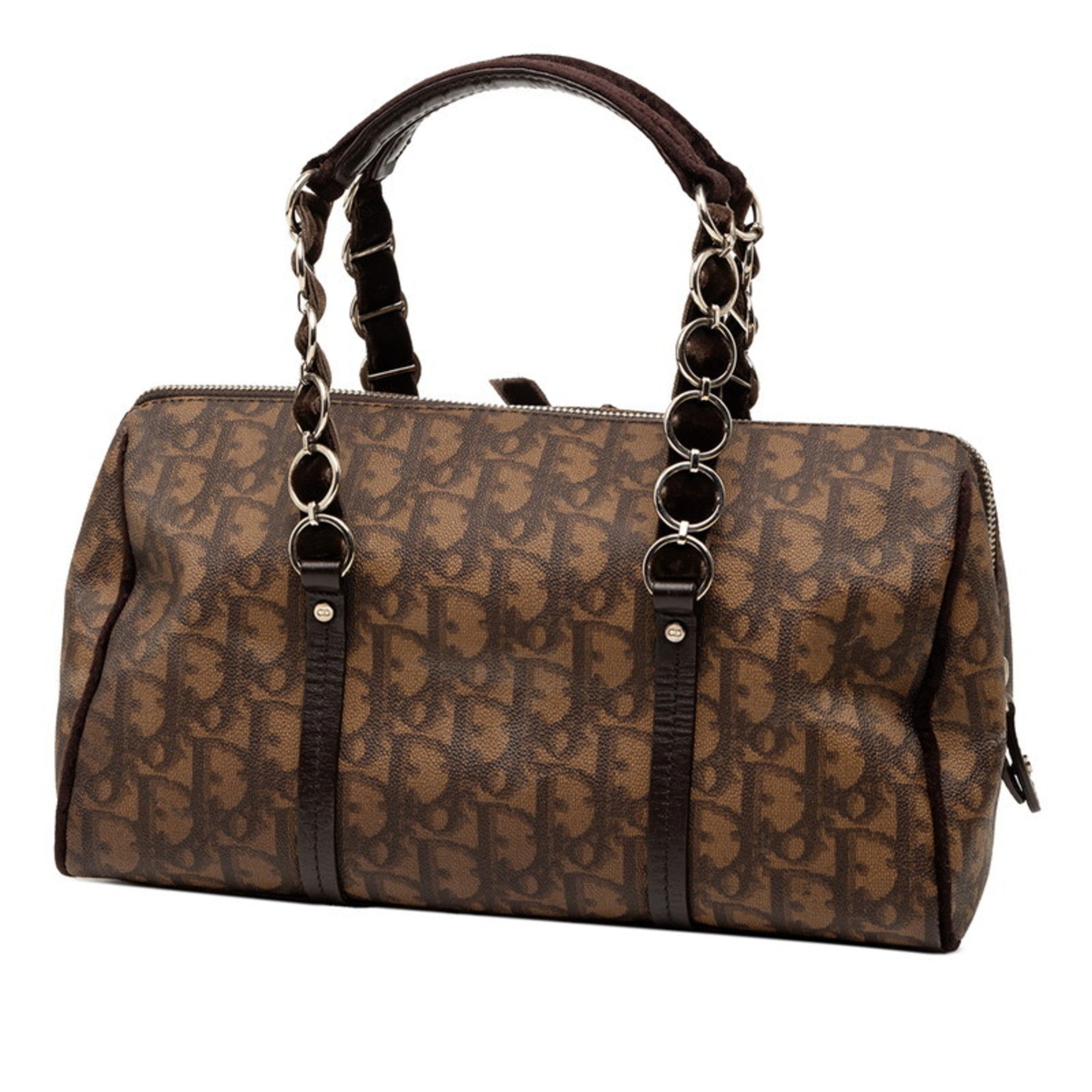 Christian Dior Brown Trotter Pvc Handbag (Pre-Owned)