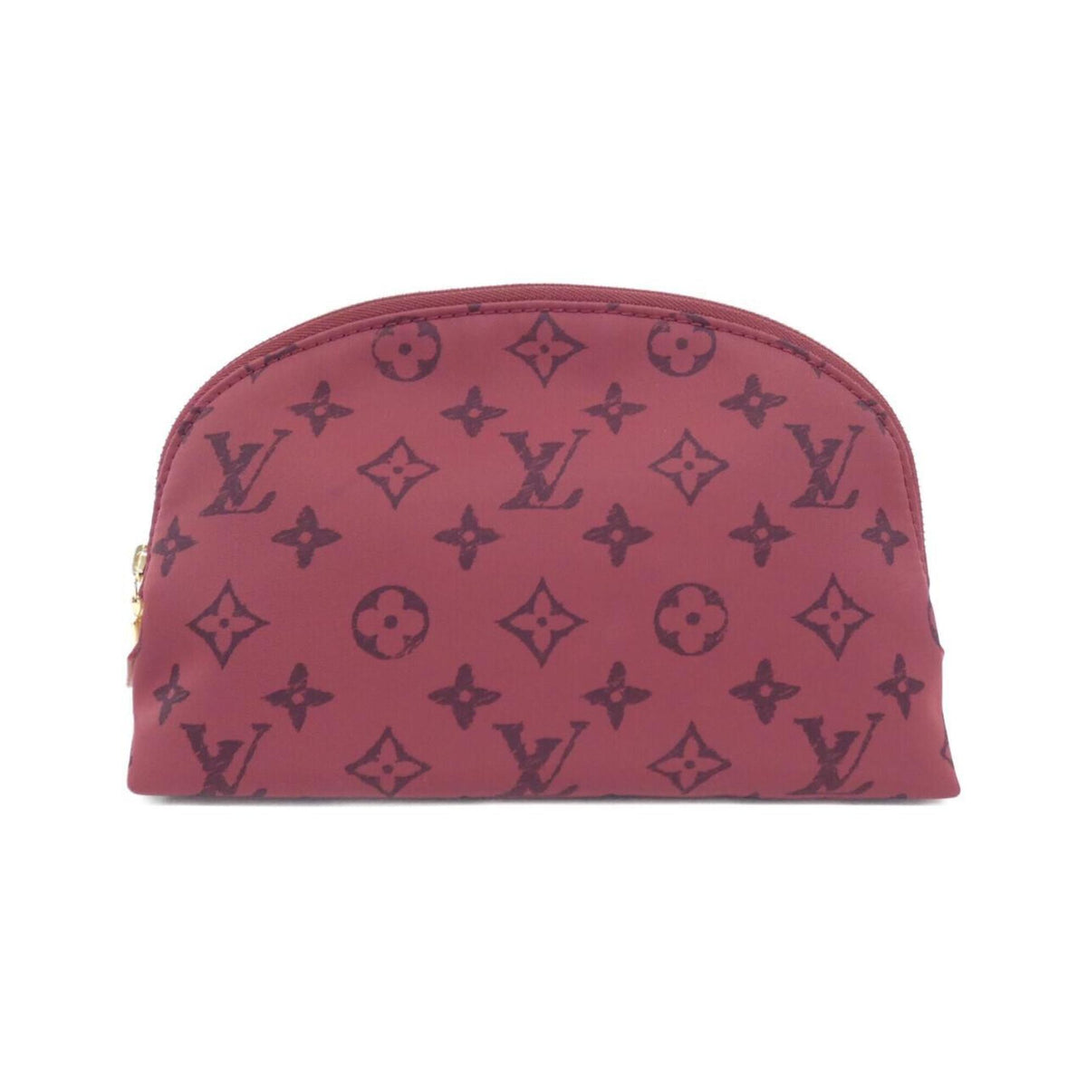 Louis Vuitton Red Color Nylon Handbag Pochette Pouch (Pre-Owned)