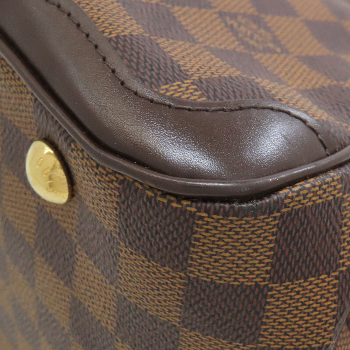 Louis Vuitton Brown Damier Canvas Ebene Damier Canvas Handbag (Pre-Owned)
