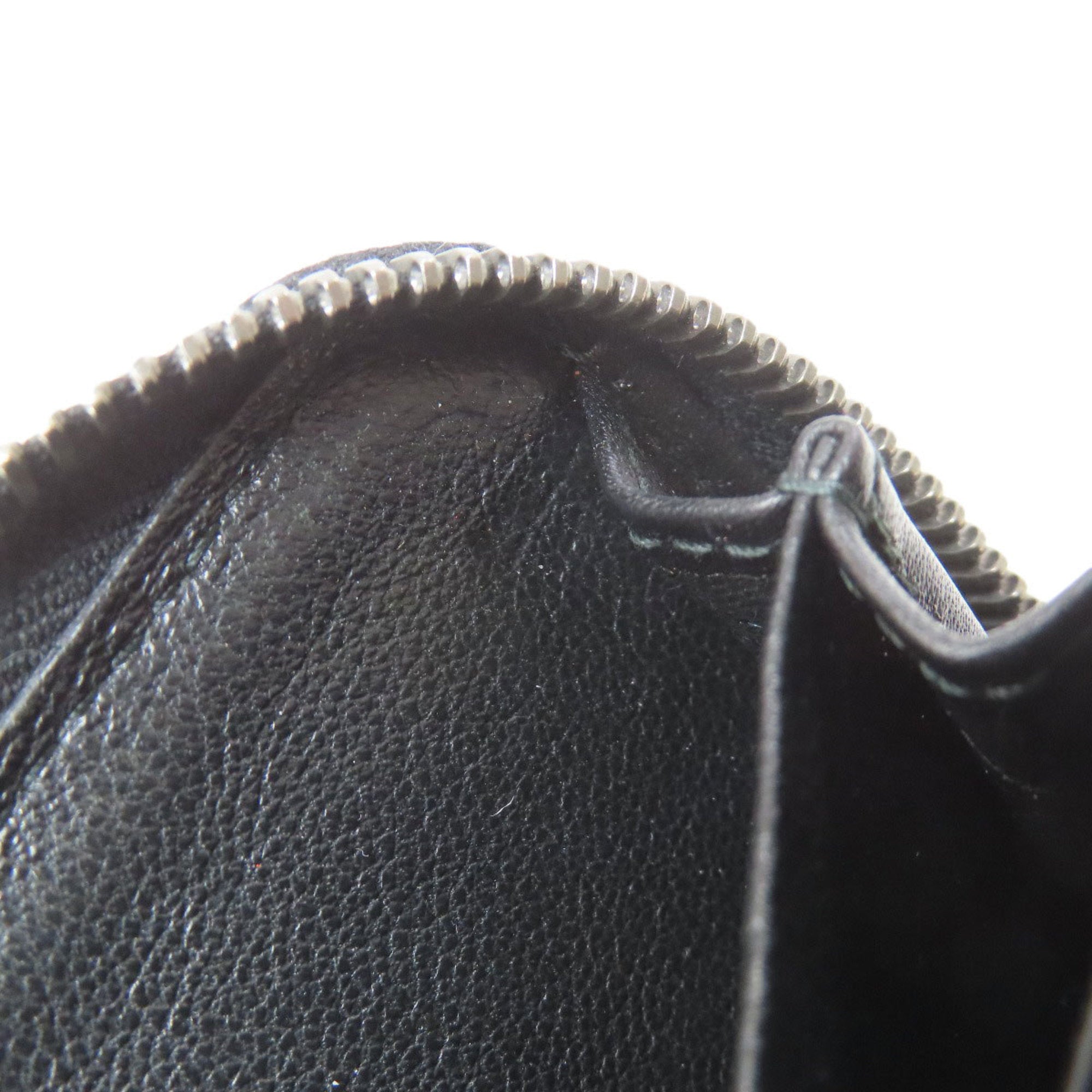 Bottega Veneta Intrecciato Black Leather Coin Purse/Coin Case (Pre-Owned)