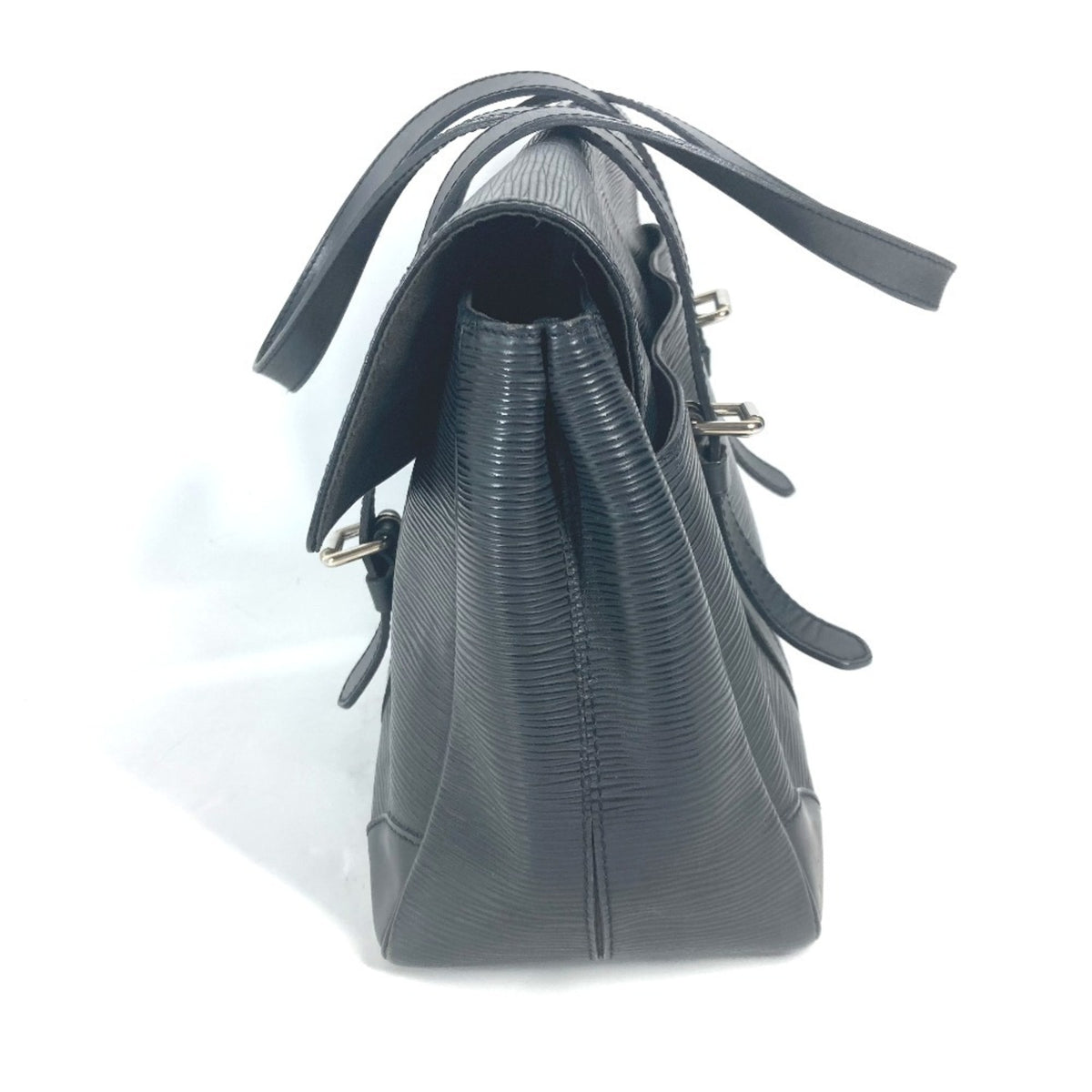 Louis Vuitton Black Noir Epi Leather Shoulder Bag Tote Bag (Pre-Owned)