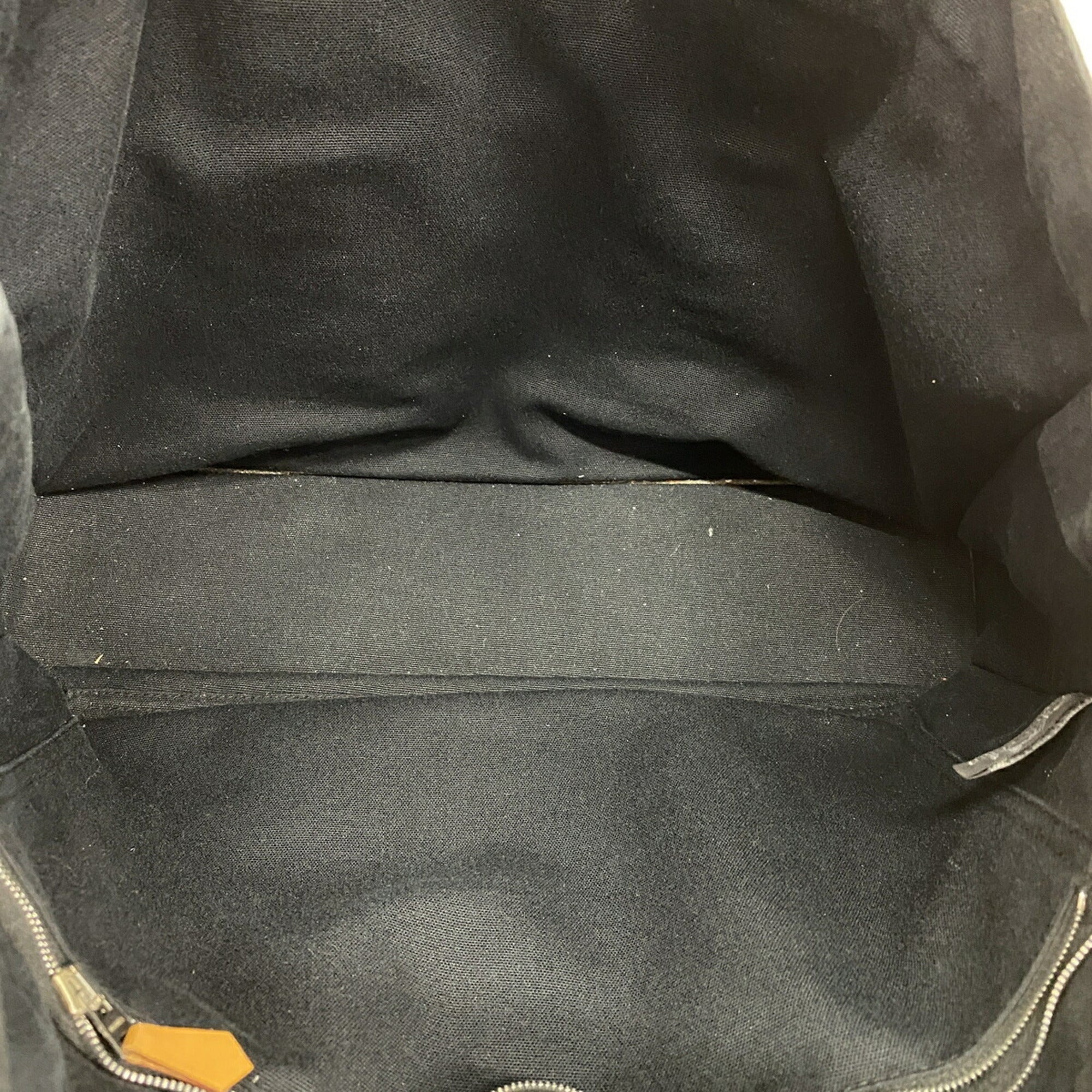 Hermes Black Canvas Tote Bag (Pre-Owned)