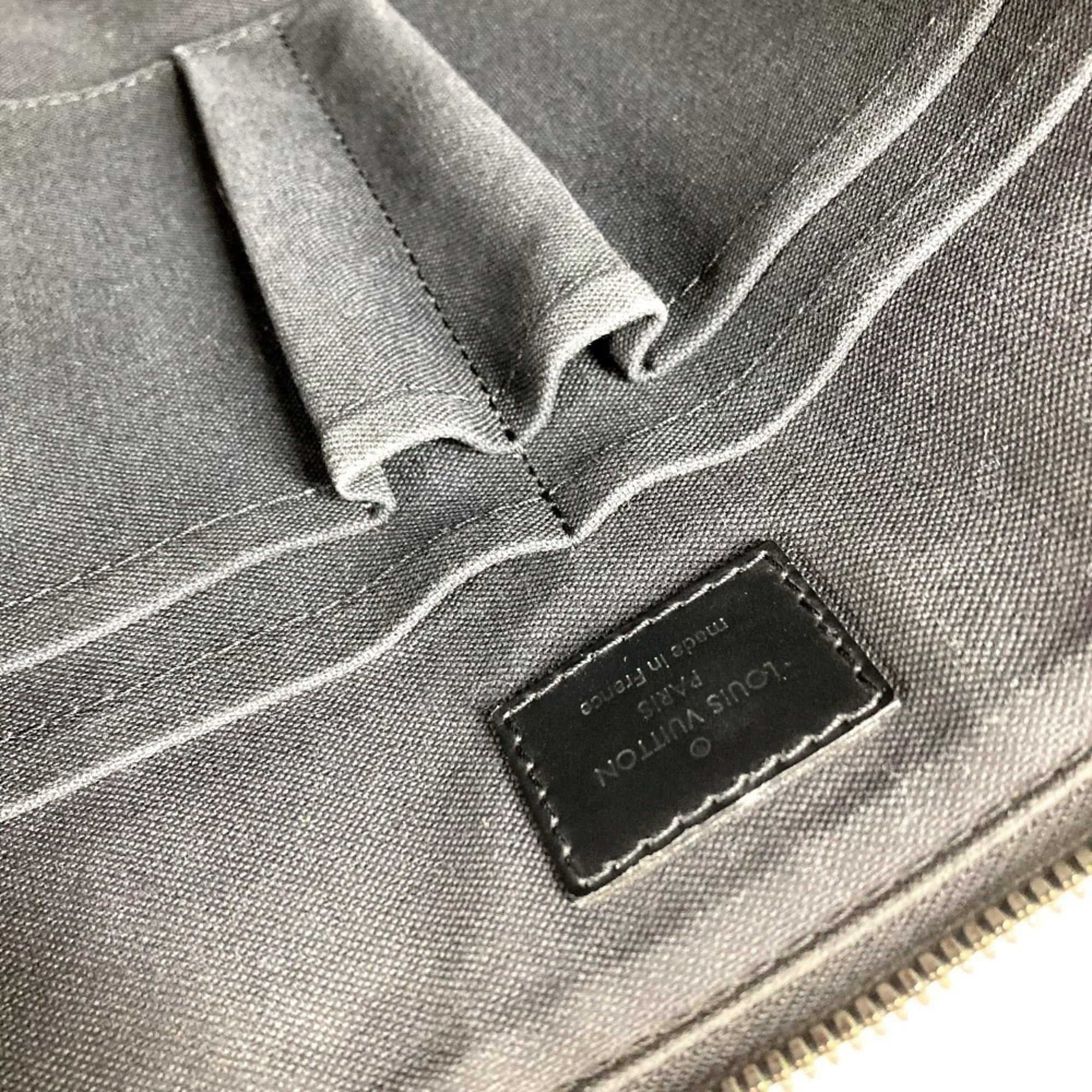 Louis Vuitton Black Damier Graphite Briefcase Handbag (Pre-Owned)
