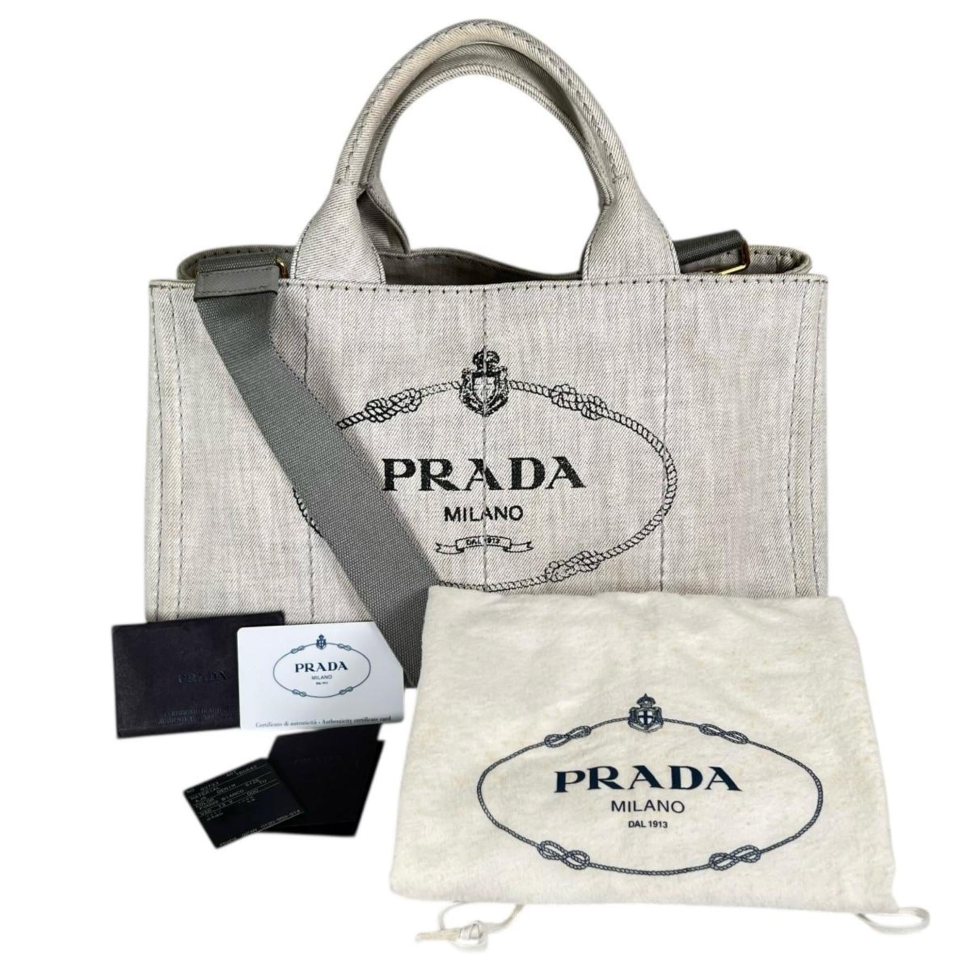 Prada Denim Tote Bag (Pre-Owned)