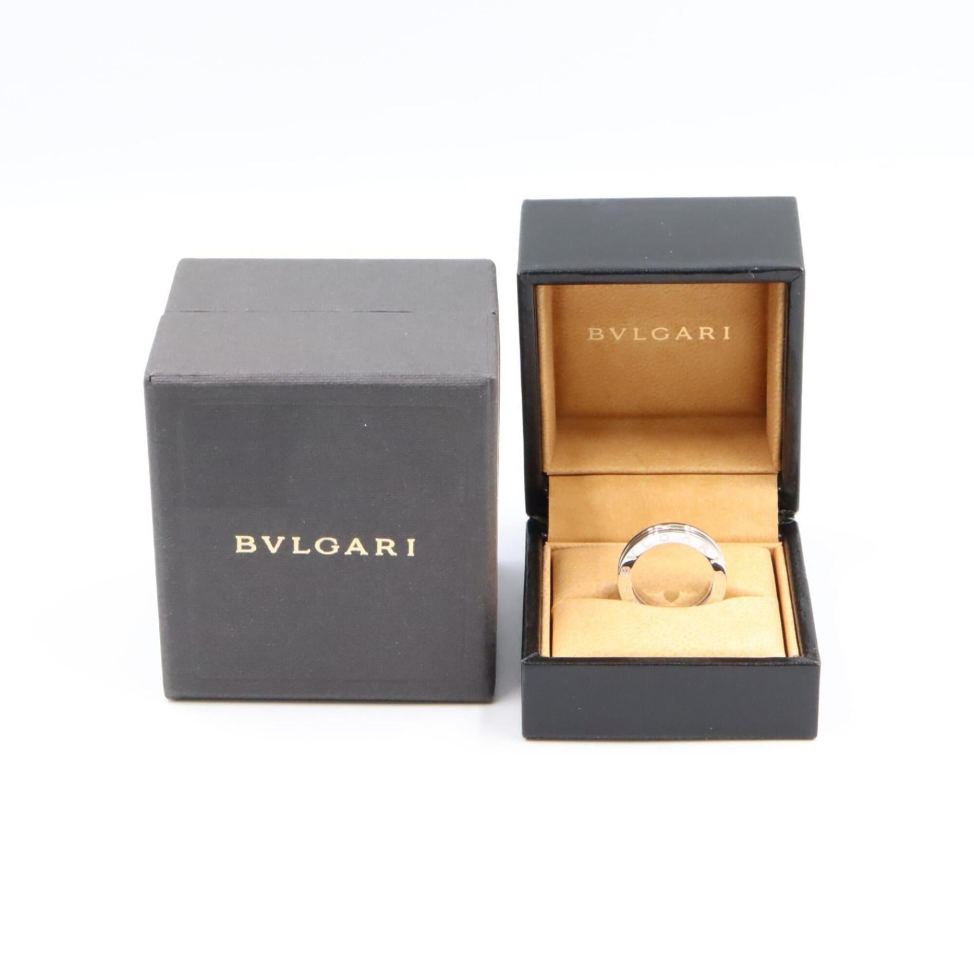 Bvlgari Silver White Gold (18K) Band Ring (Pre-Owned)