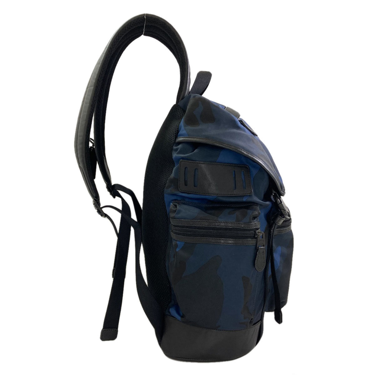 Coach Black Blue Nylon Backpack (Pre-Owned)