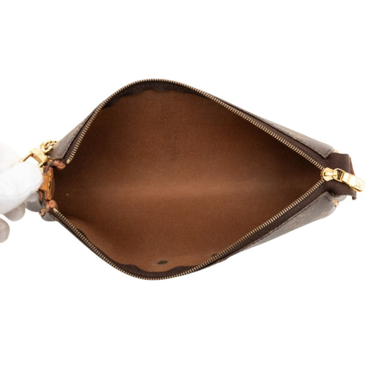 Louis Vuitton Monogram Brown Pvc Leather Handbag Shoulder Bag (Pre-Owned)