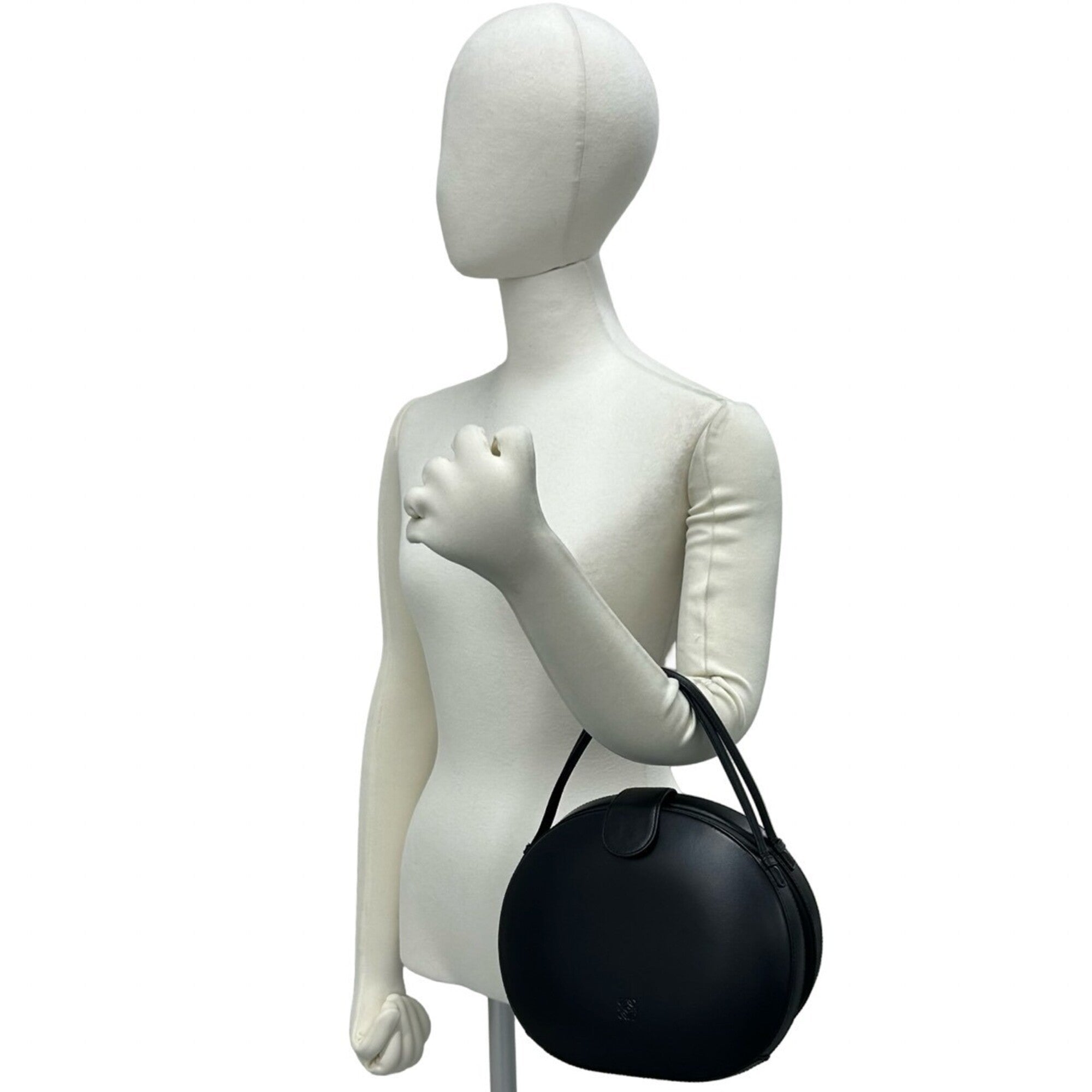 Loewe Black Leather Handbag Tote Bag (Pre-Owned)