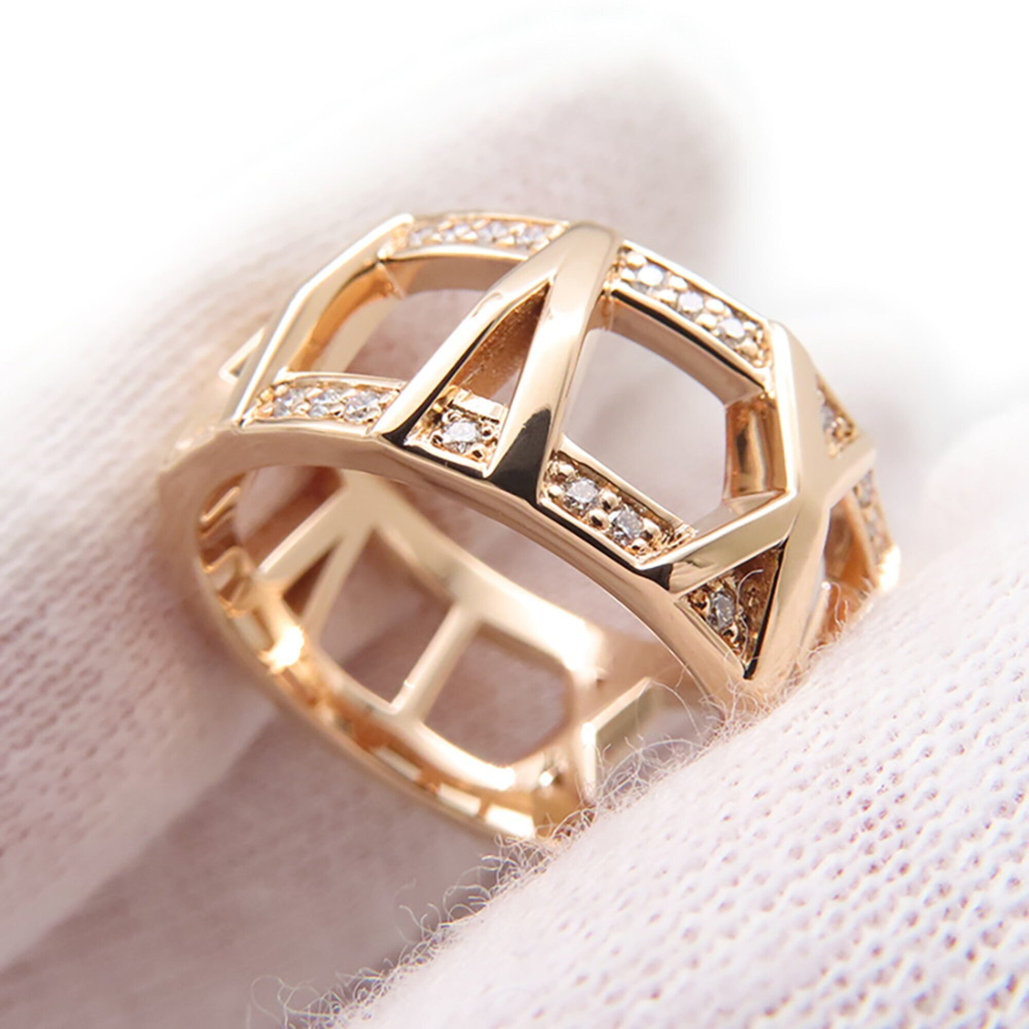 Tiffany Pink Gold Pink Gold (18K) Band Ring (Pre-Owned)