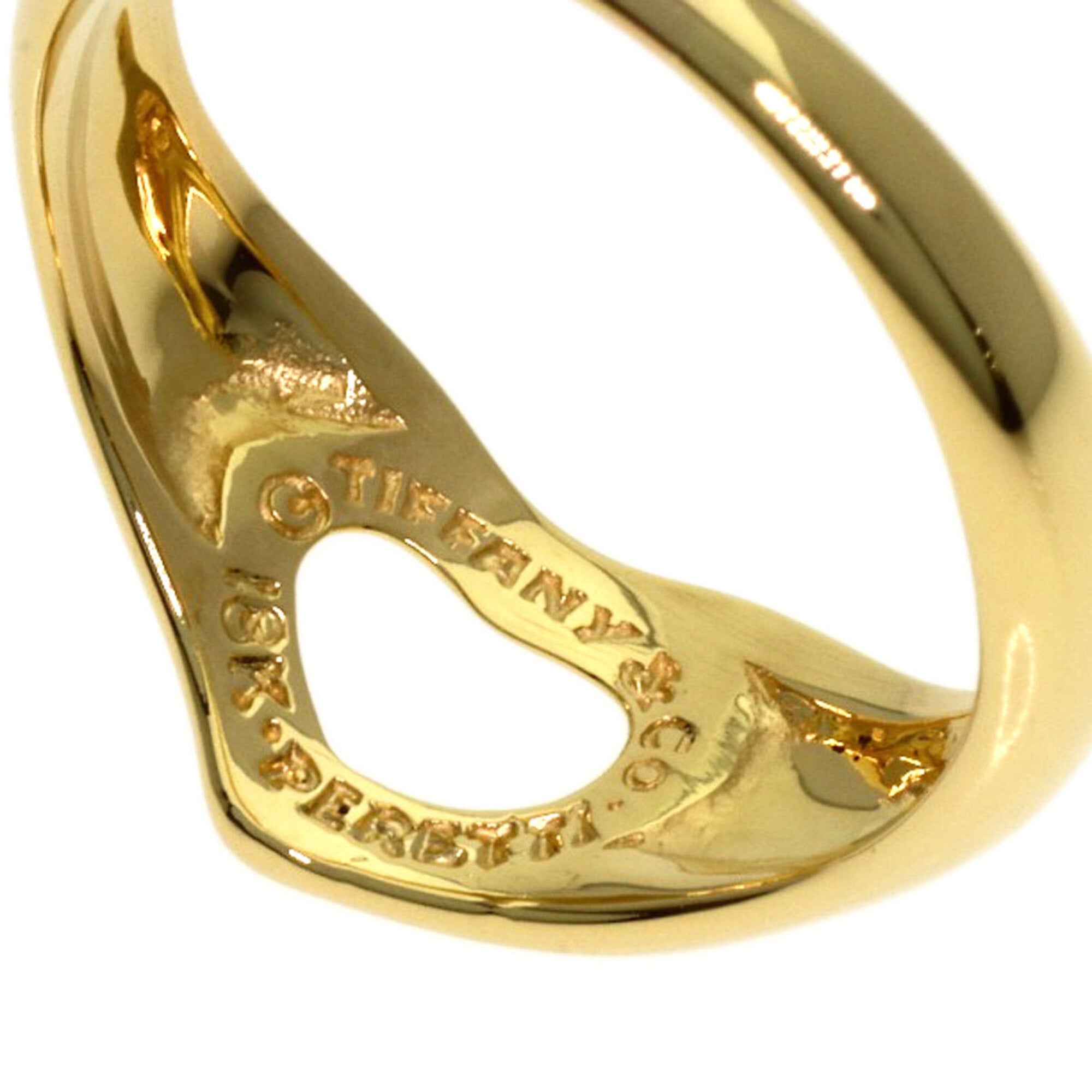 Tiffany Open Heart Yellow Band Ring (Pre-Owned)