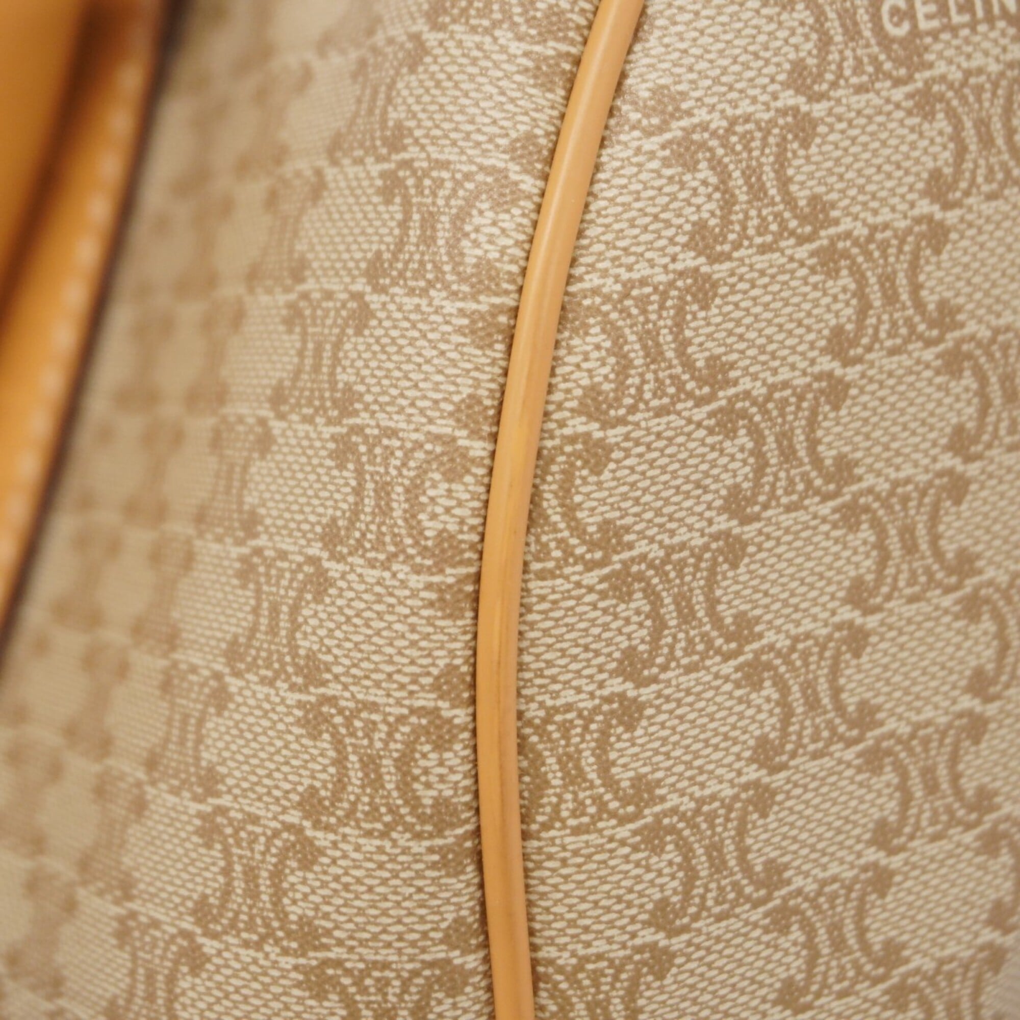 Celine Beige Pvc Handbag (Pre-Owned)