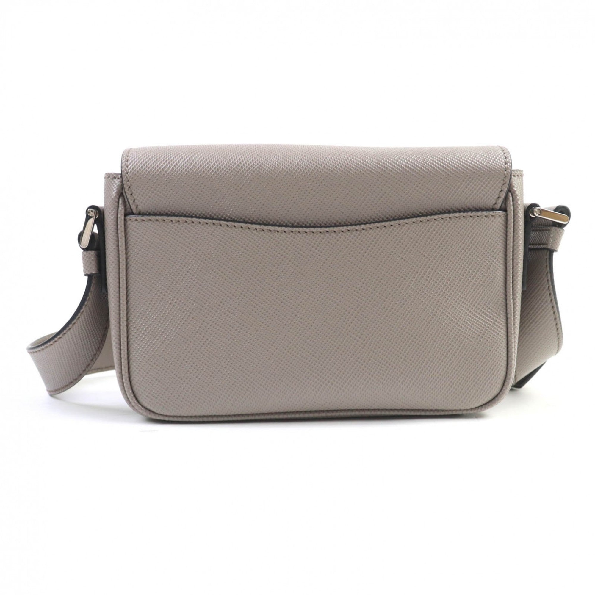 Prada Beige Leather Shoulder Bag (Pre-Owned)
