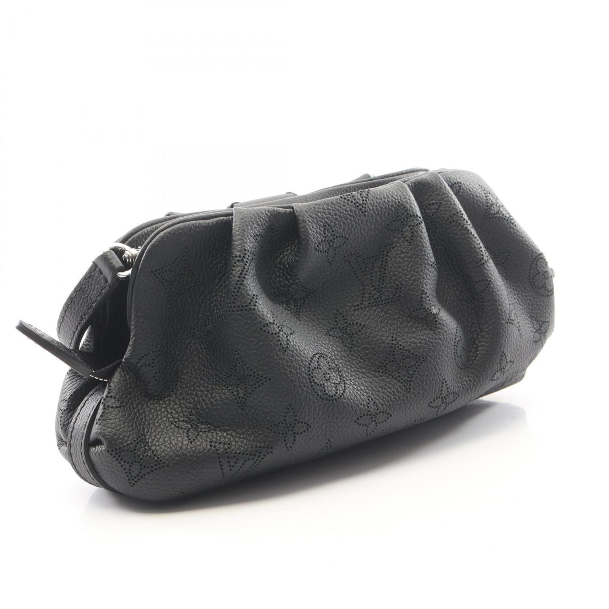 Louis Vuitton Black Noir Mahina Leather Handbag Shoulder Bag (Pre-Owned)
