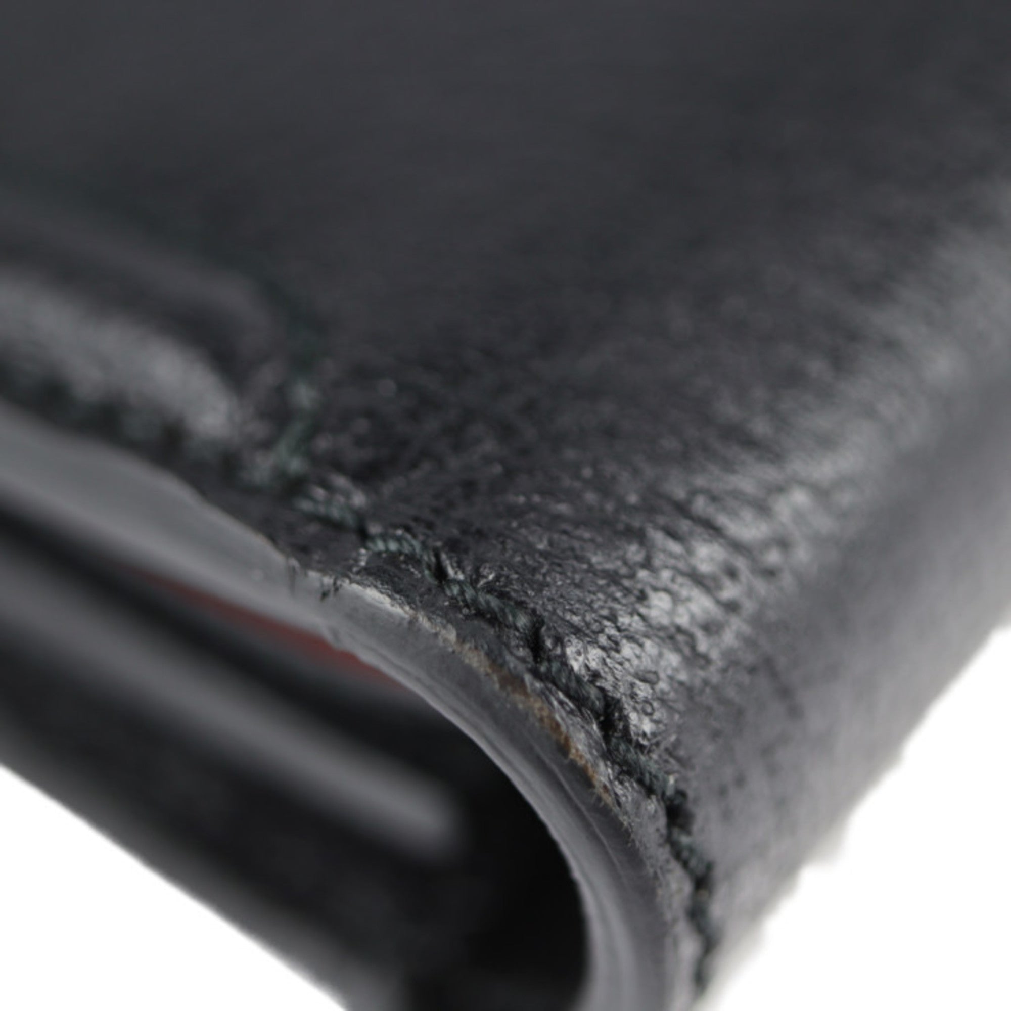Gucci Black Leather Clutch Bag Handbag Tote Bag (Pre-Owned)