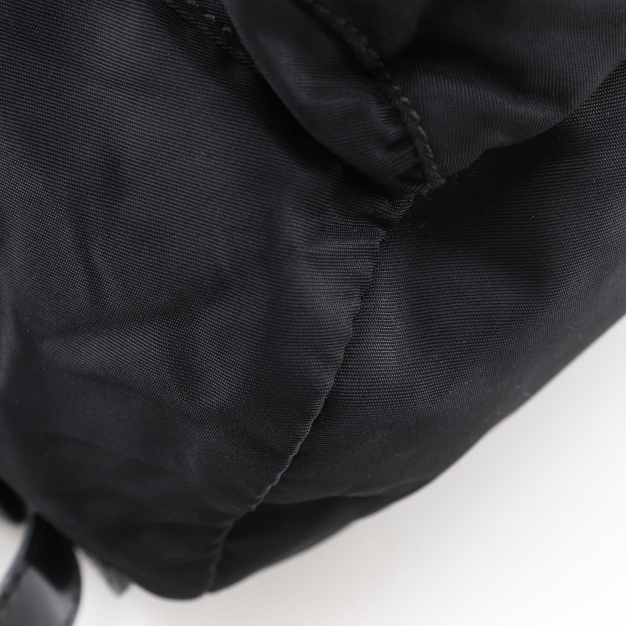 Prada Black Nylon Backpack Tote Bag (Pre-Owned)