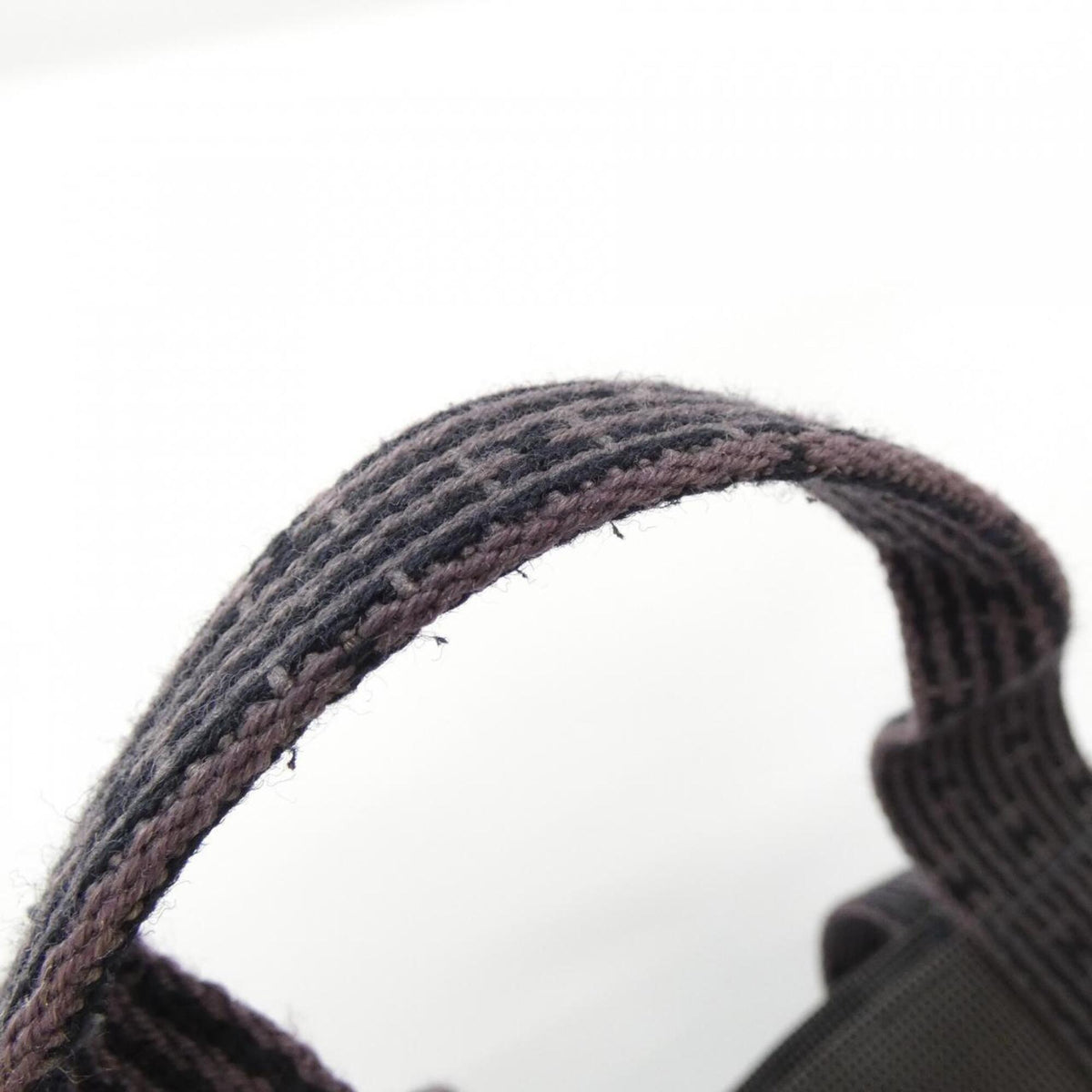 Hermes Black Canvas Handbag (Pre-Owned)