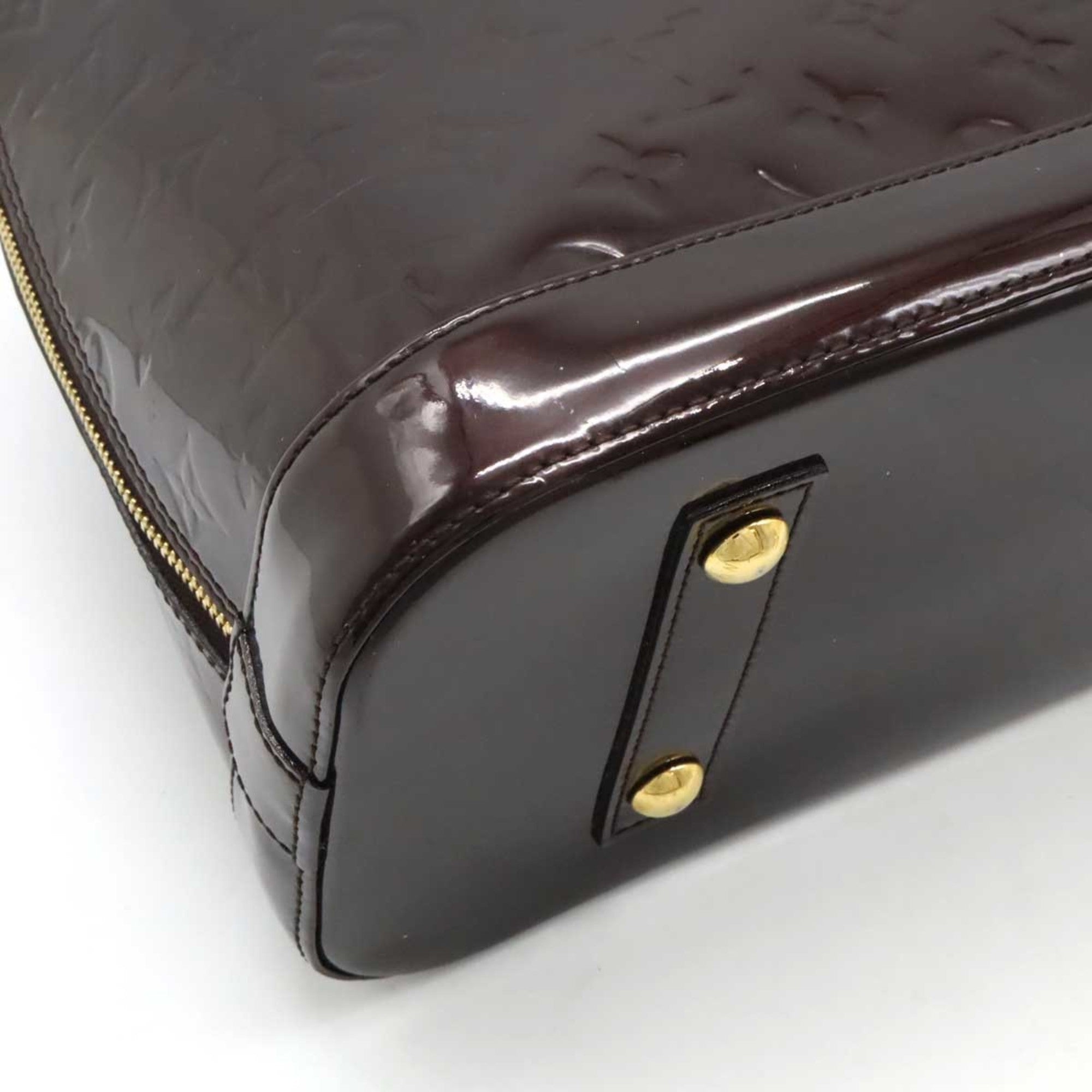 Louis Vuitton Amarante Monogram Vernis Handbag (Pre-Owned)