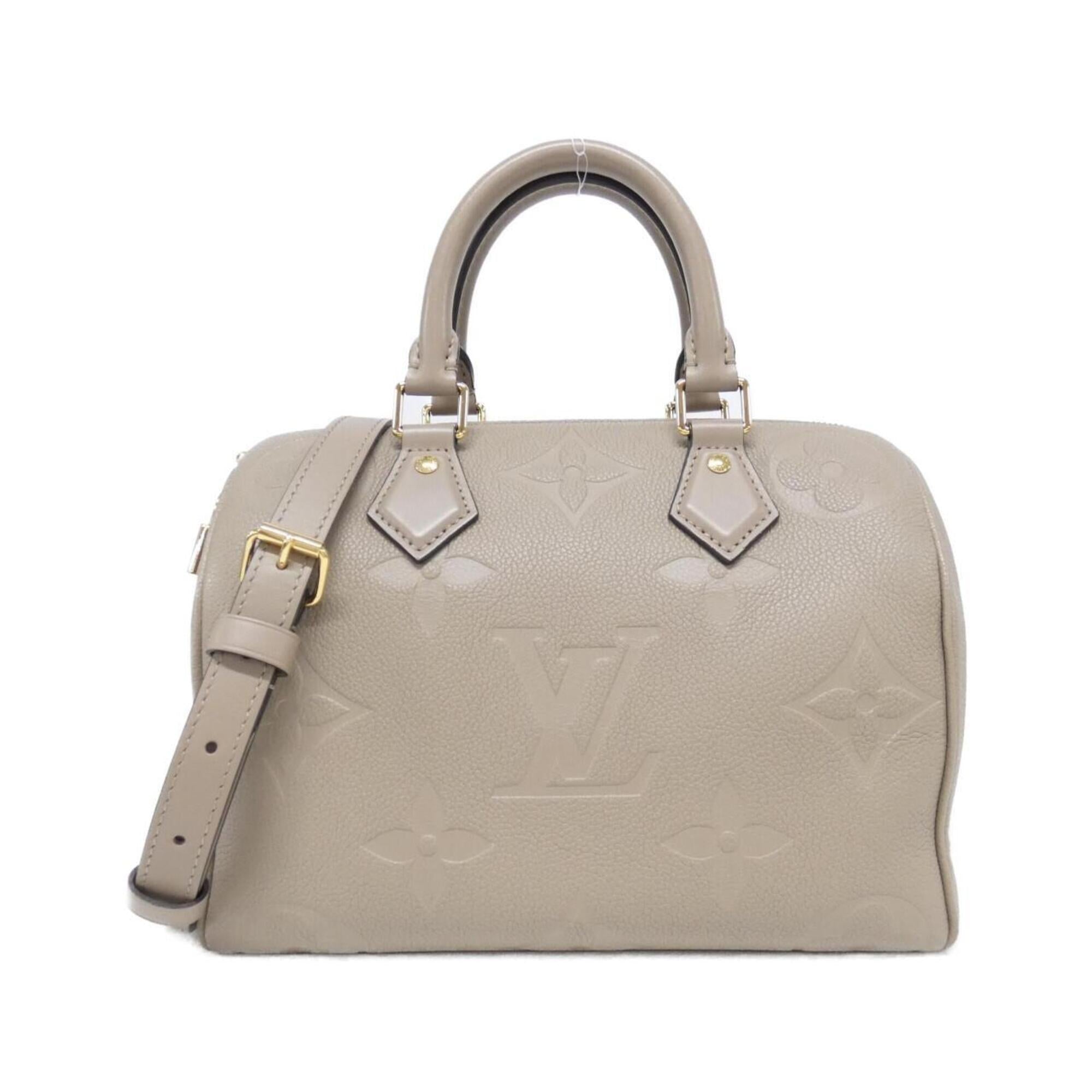 Louis Vuitton Tourterelle Leather Boston Bag (Pre-Owned)