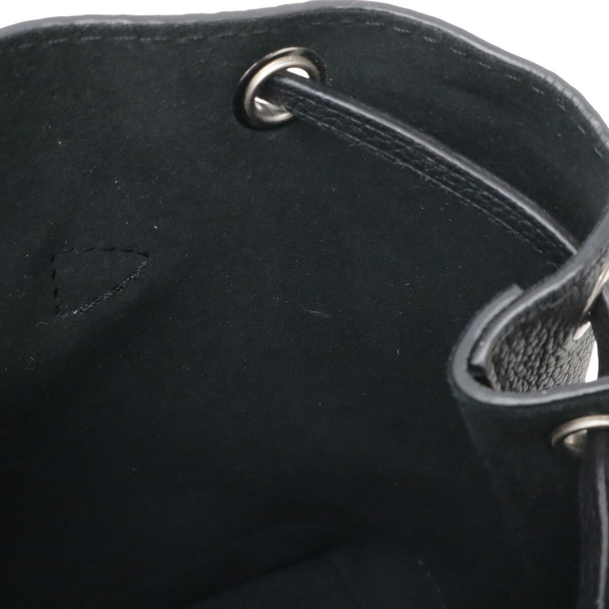 Louis Vuitton Black Noir Leather Backpack Handbag Shoulder Bag (Pre-Owned)